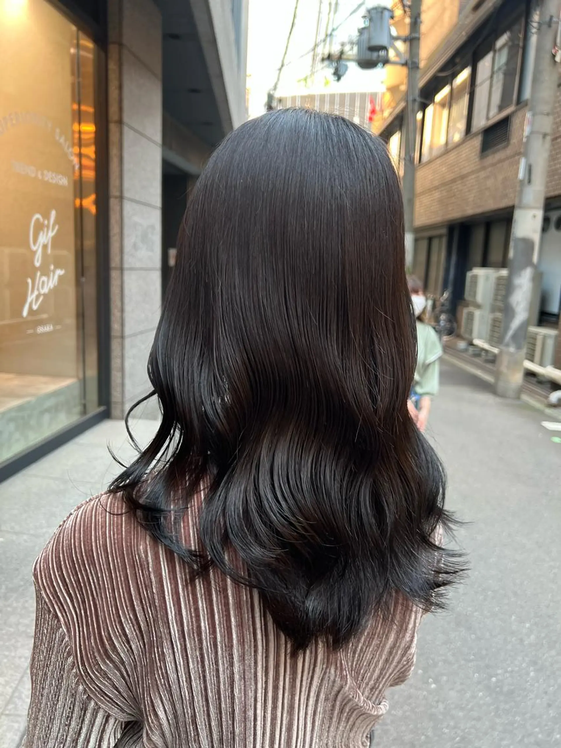 セミロング 髪質改善ストレート Kantaのヘアスタイル