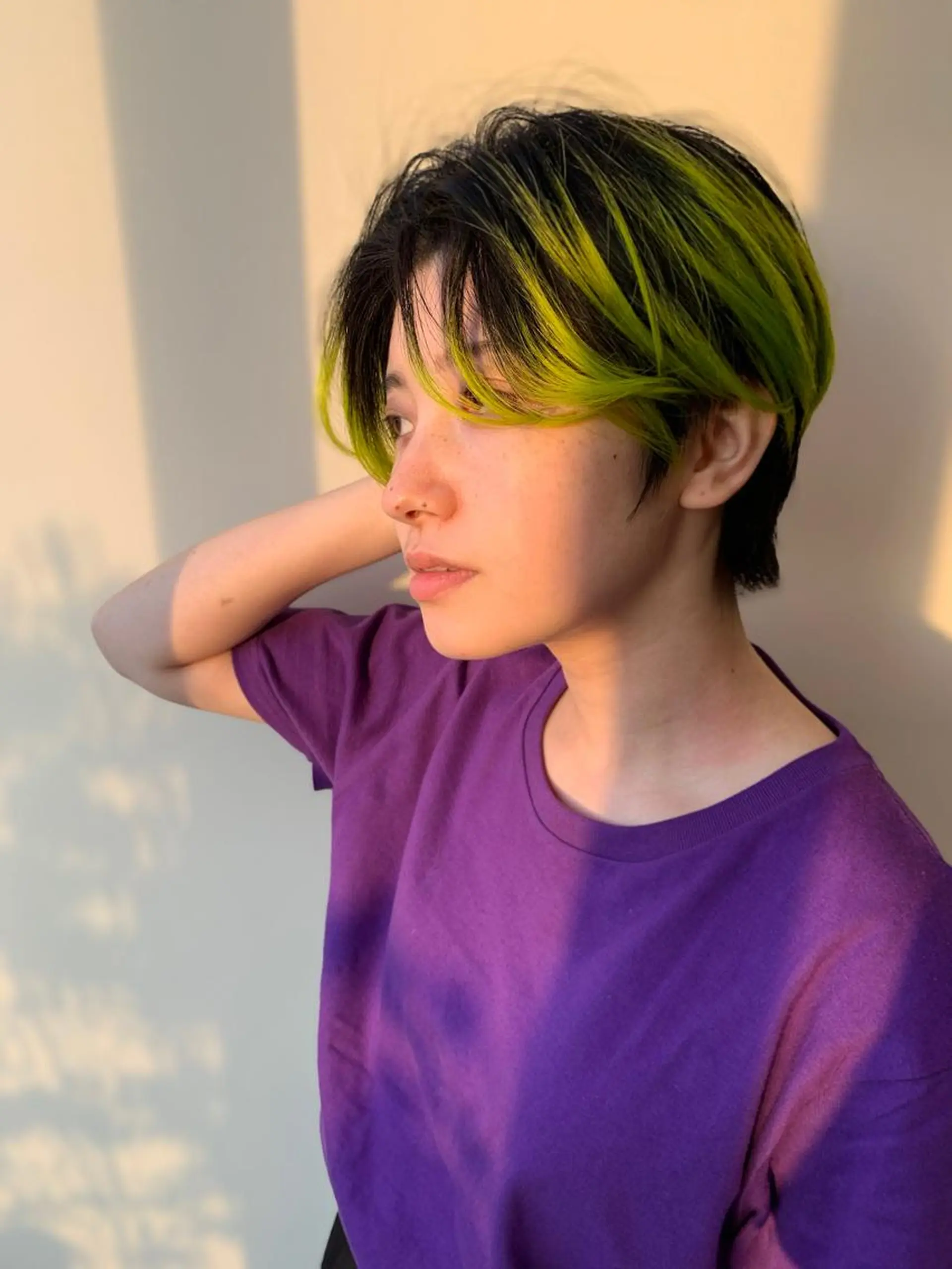 ショート ハンサムショート ショートヘア ブリーチ/ハイトーン SERINAのヘアスタイル