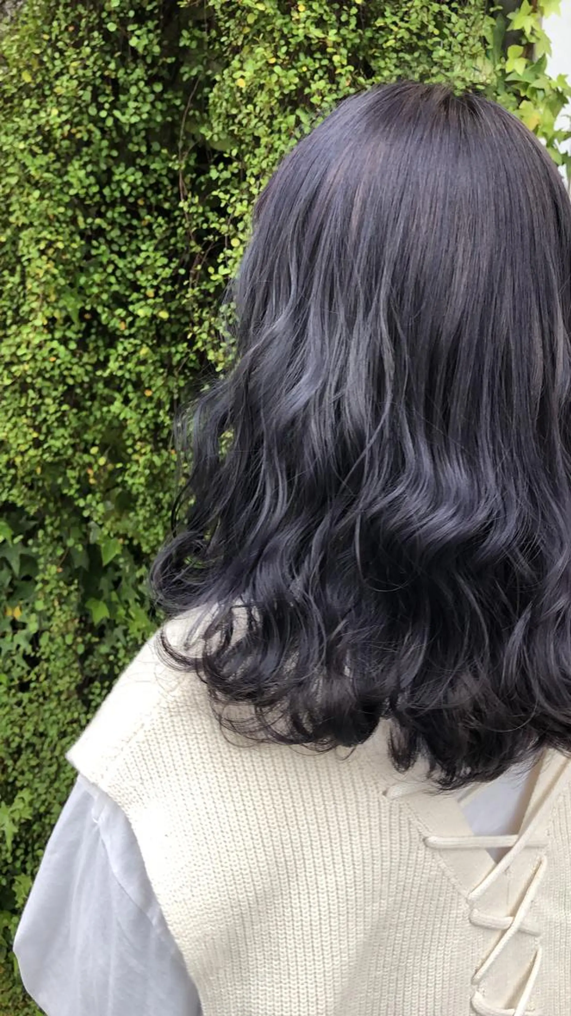 ミディアム カラー 乕谷 美潮のヘアスタイル