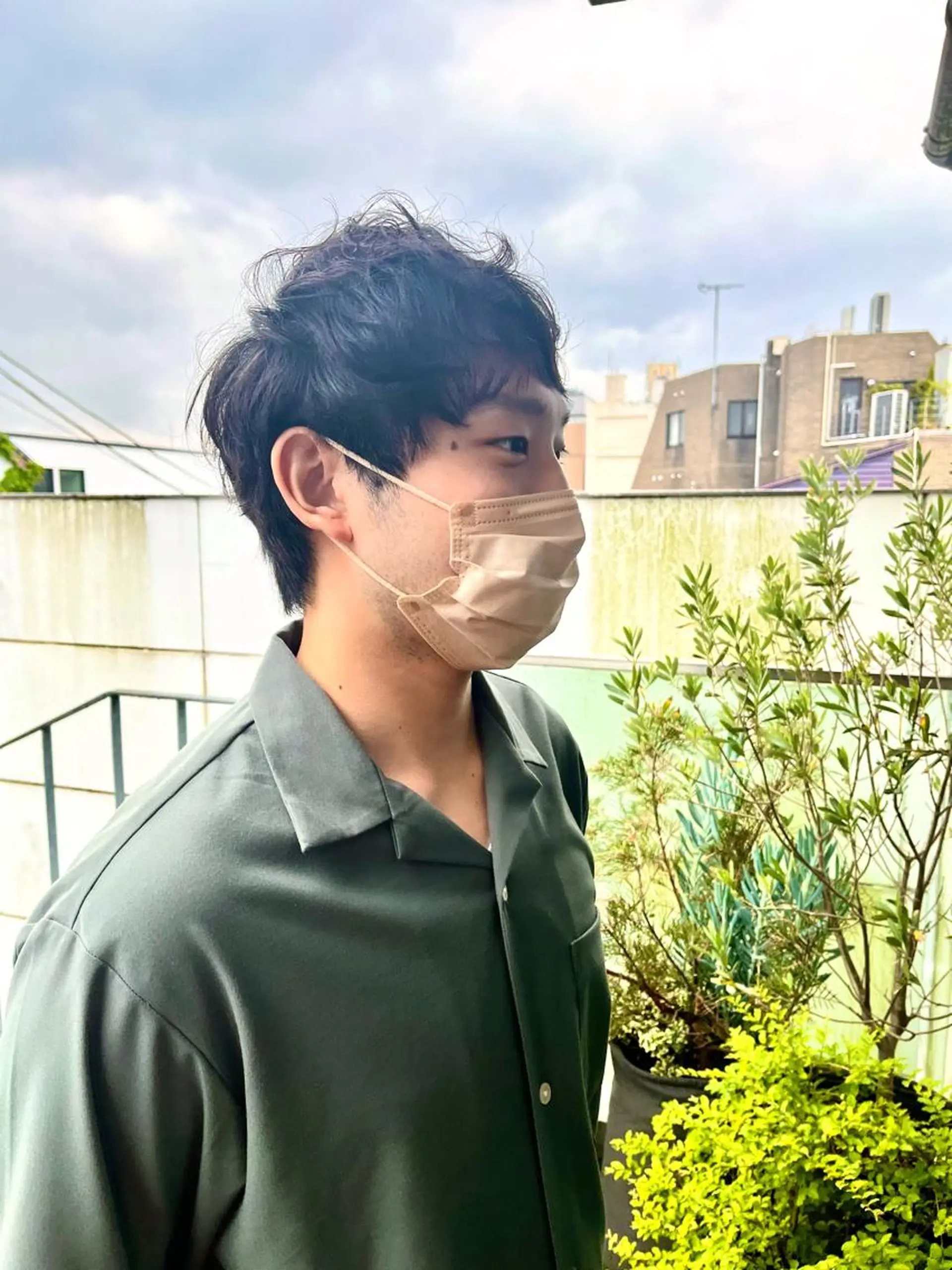 ショート パーマ メンズ うるツヤハイトーン✨ /西川郁巳のヘアスタイル