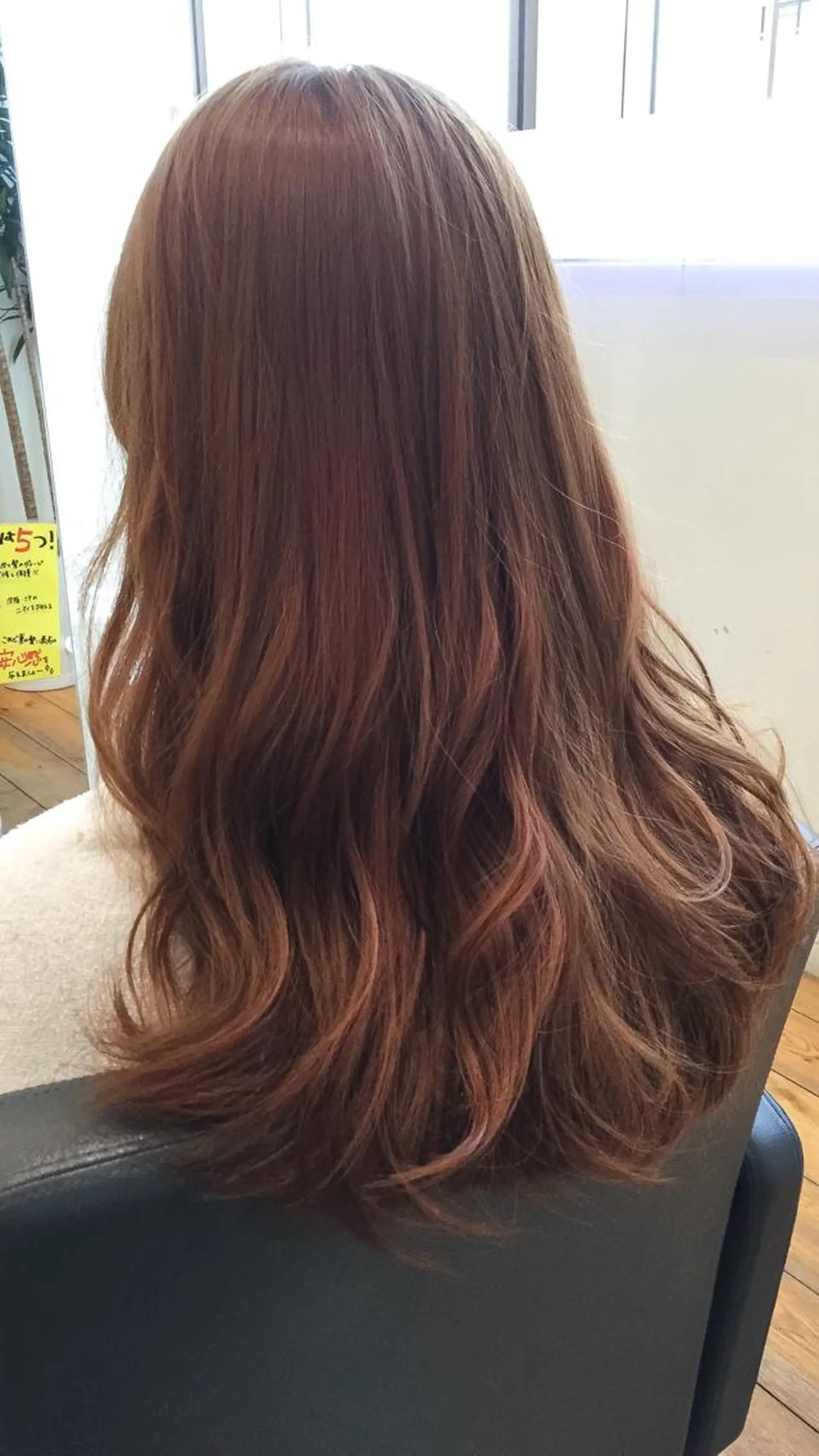 ミディアム セミロング ロング カラー ベージュカラー 透明感カラー ハイライトカラー オレンジ 外国人風カラー 江上拓郎/ショート /酸性ストレートのヘアスタイル