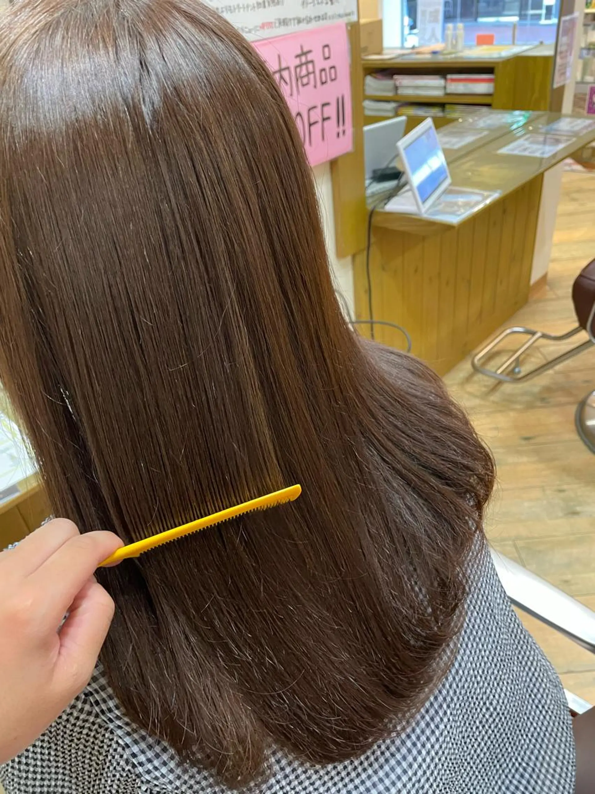 セミロング カラー ショートボブカット /堀内波玲のヘアスタイル