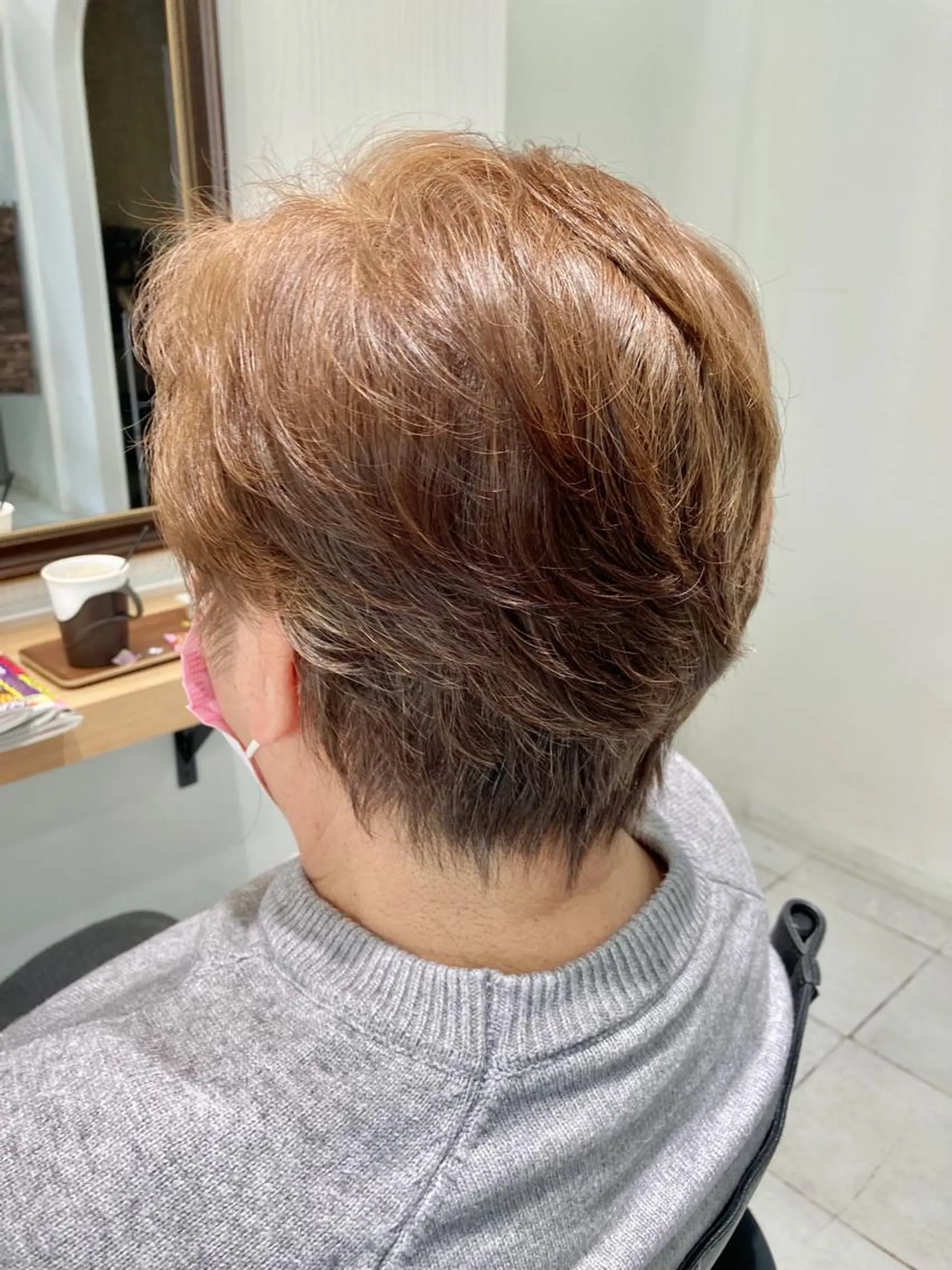 ショート パーマ カット パーマ 大野 まゆのヘアスタイル