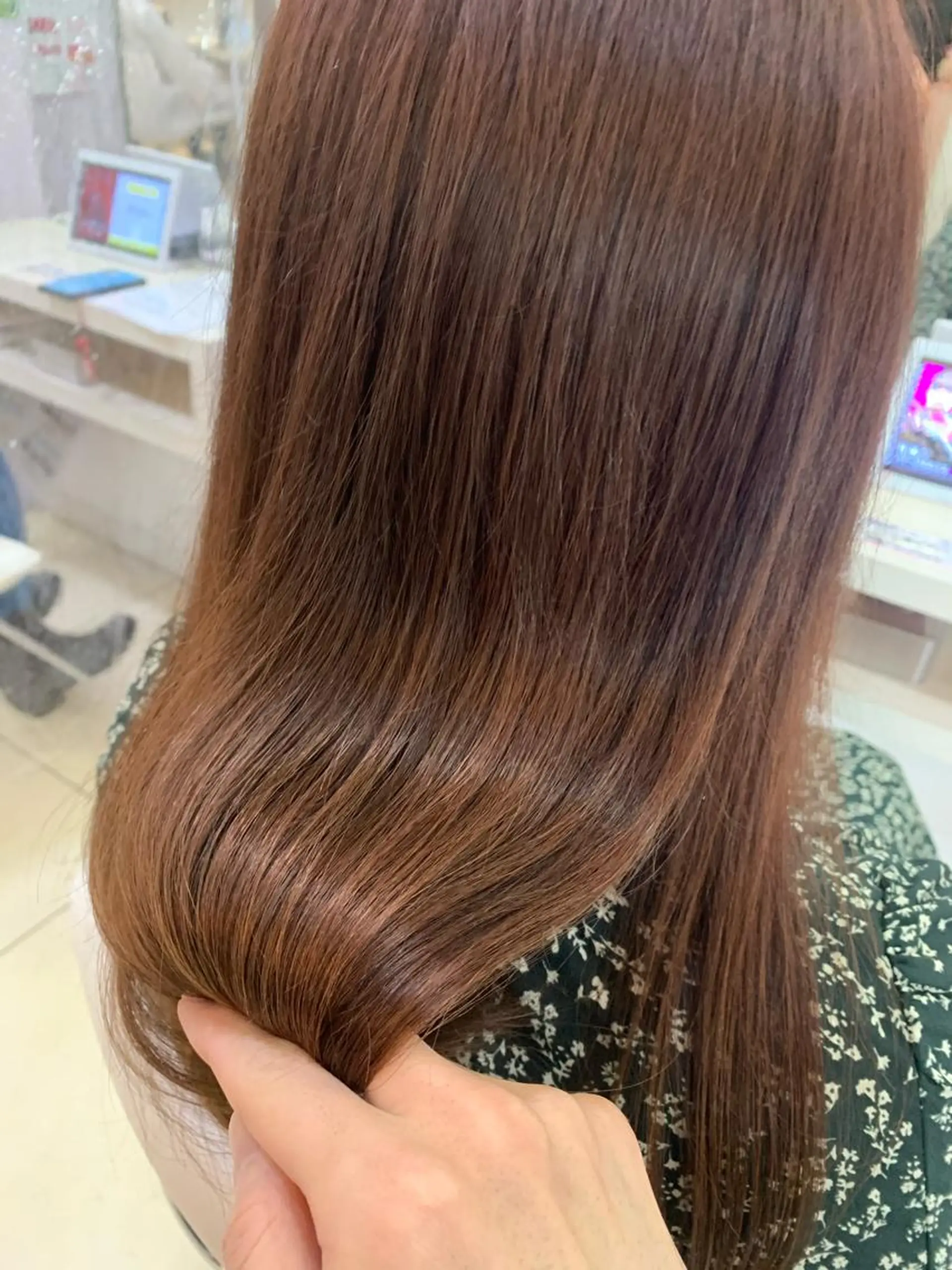 ロング カラー アクアカラー トリートメント 【髪質改善】 美髪/久岡徹也のヘアスタイル