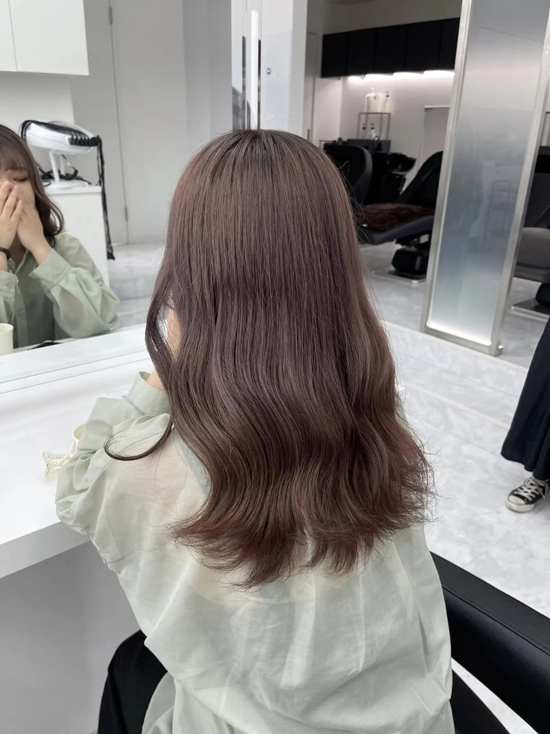 ミディアム カラー ヘアアレンジ 🪞【公式】表参道 🪞knot🪞のヘアスタイル