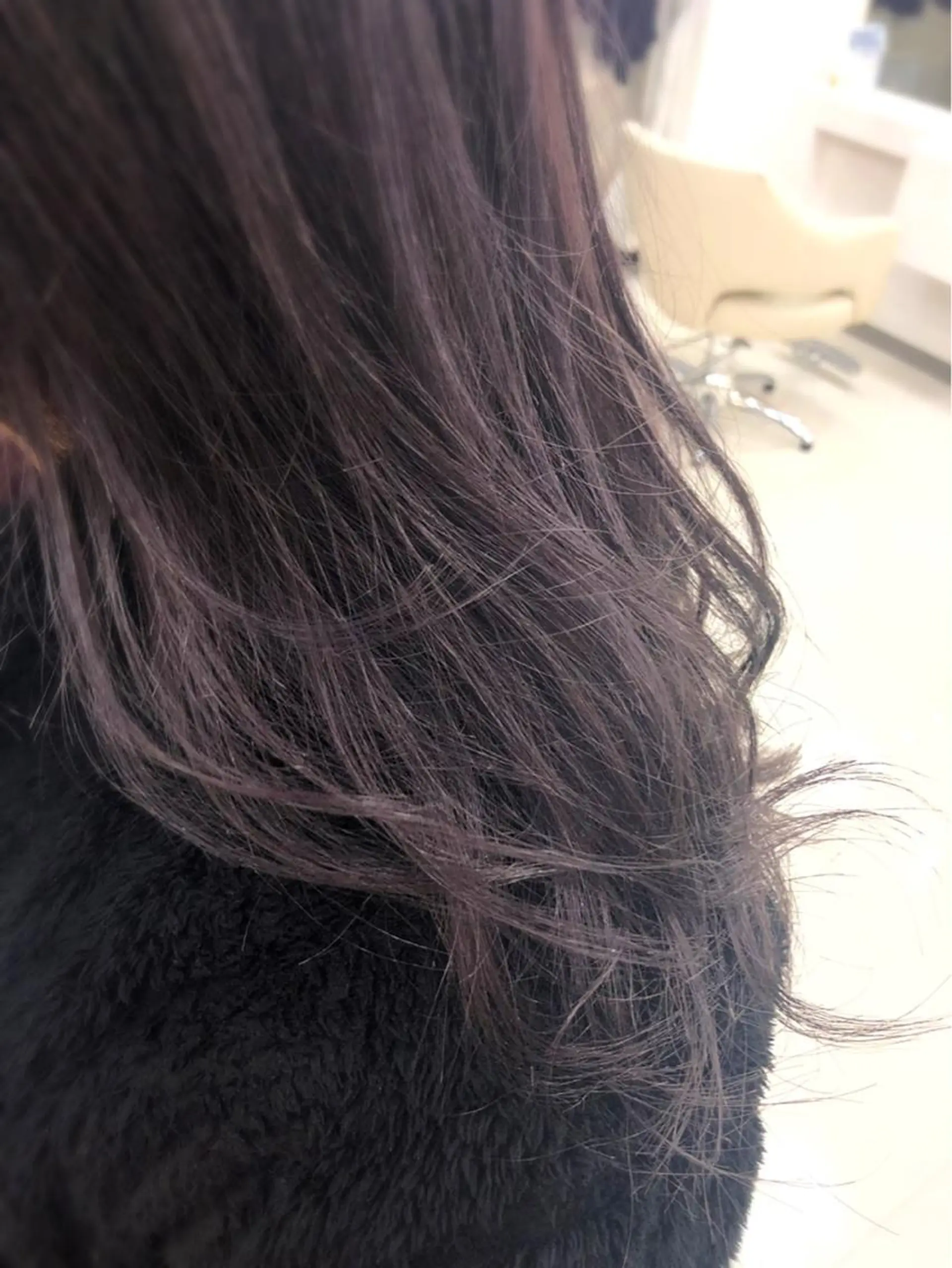 カラー ピンクカラー ピンクパープル 野々山 直貴のヘアスタイル