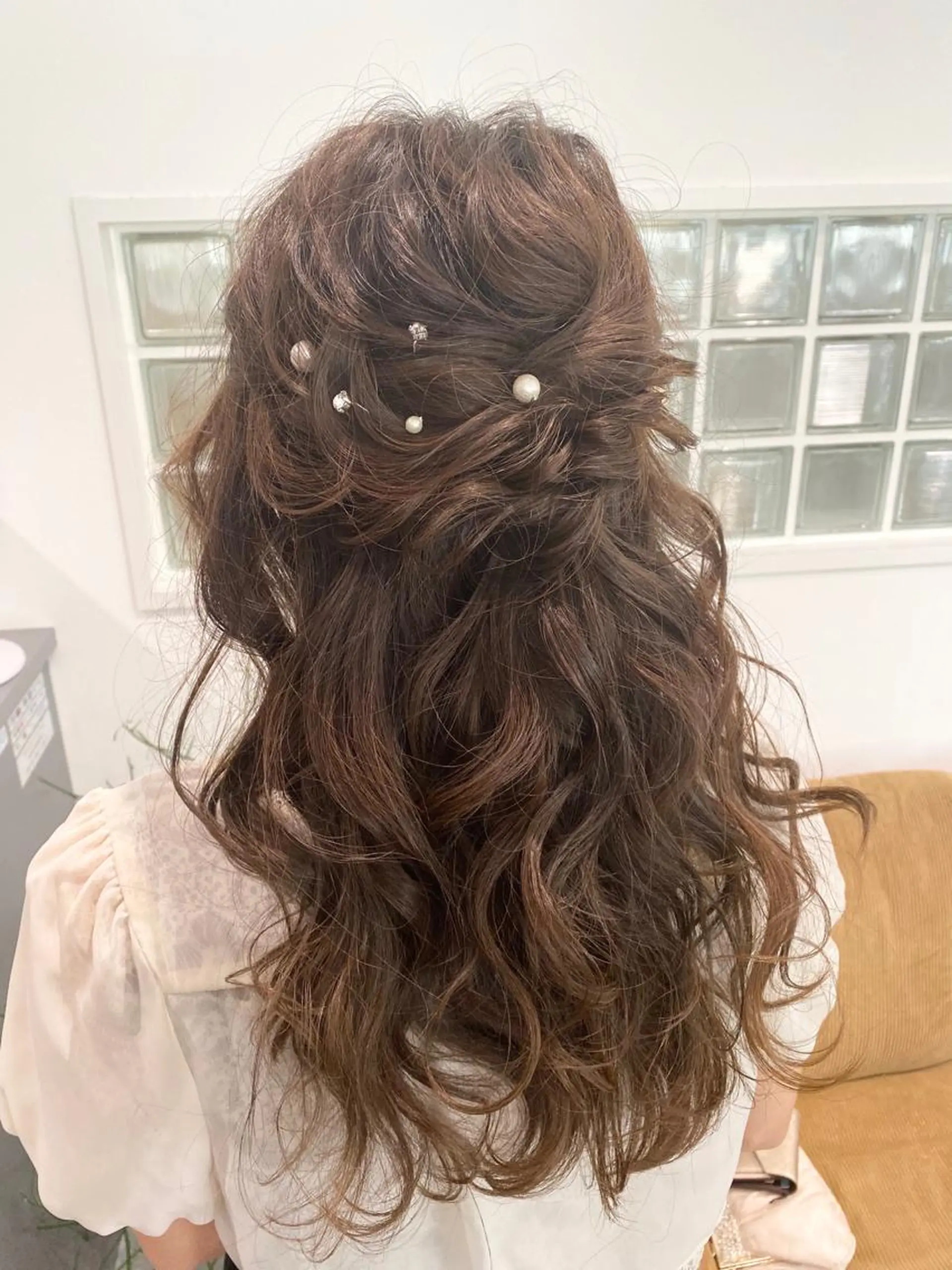 ヘアアレンジ ハーフアップ 【safric】 NAOのヘアスタイル