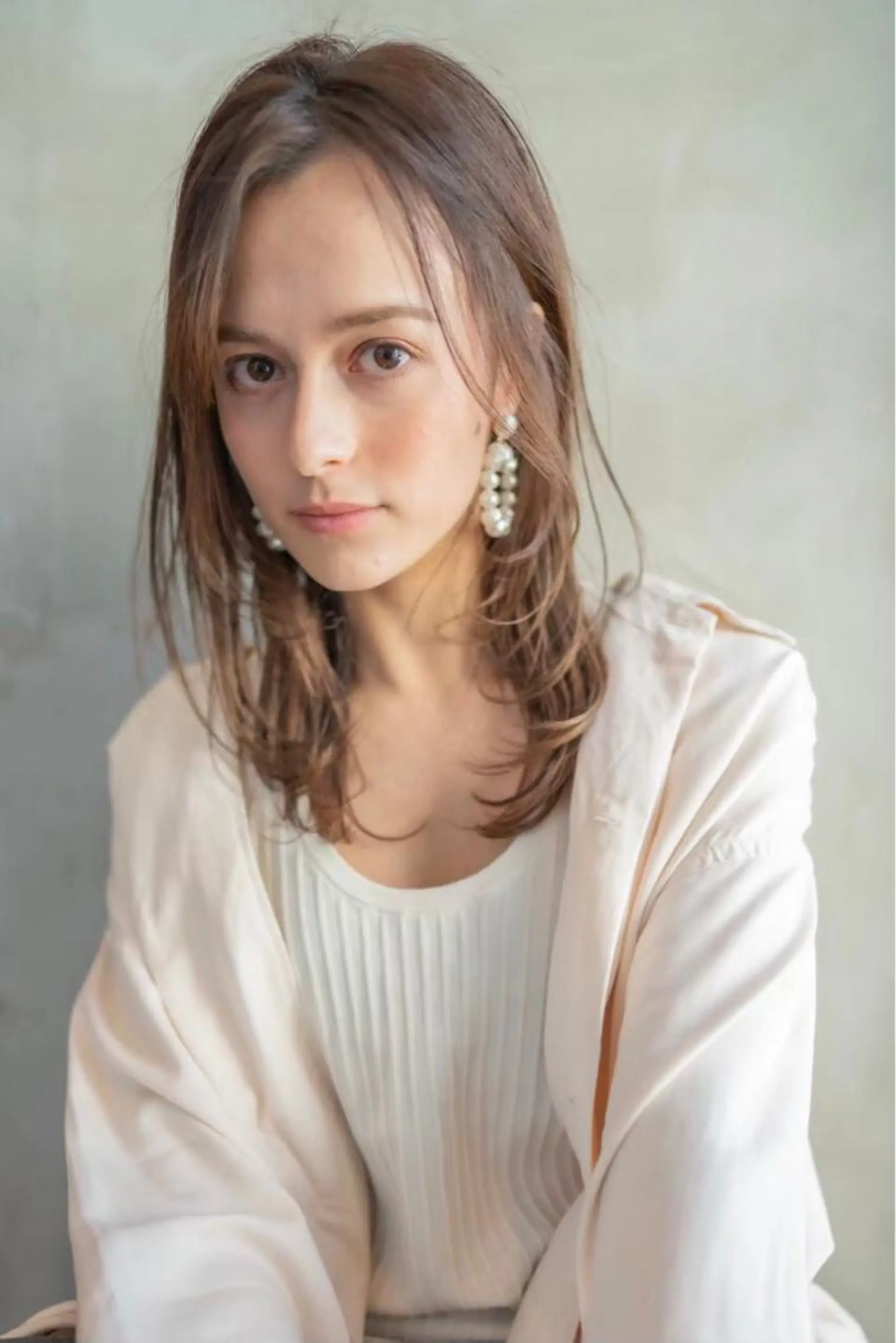 セミロング Anthurium 吹田💐のヘアスタイル