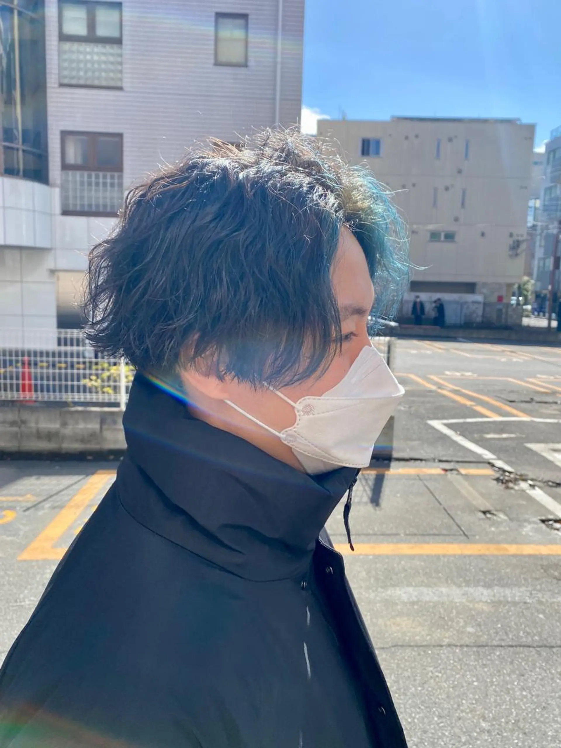 ショート カラー パーマ メンズ メンズ特化/ 黒須輝昌のヘアスタイル