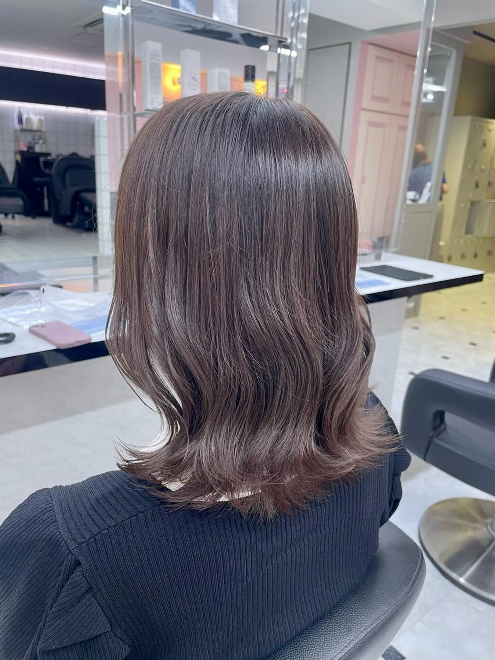 ミディアム カラー うる艶トレンドヘア 🕊️上野BABYのヘアスタイル