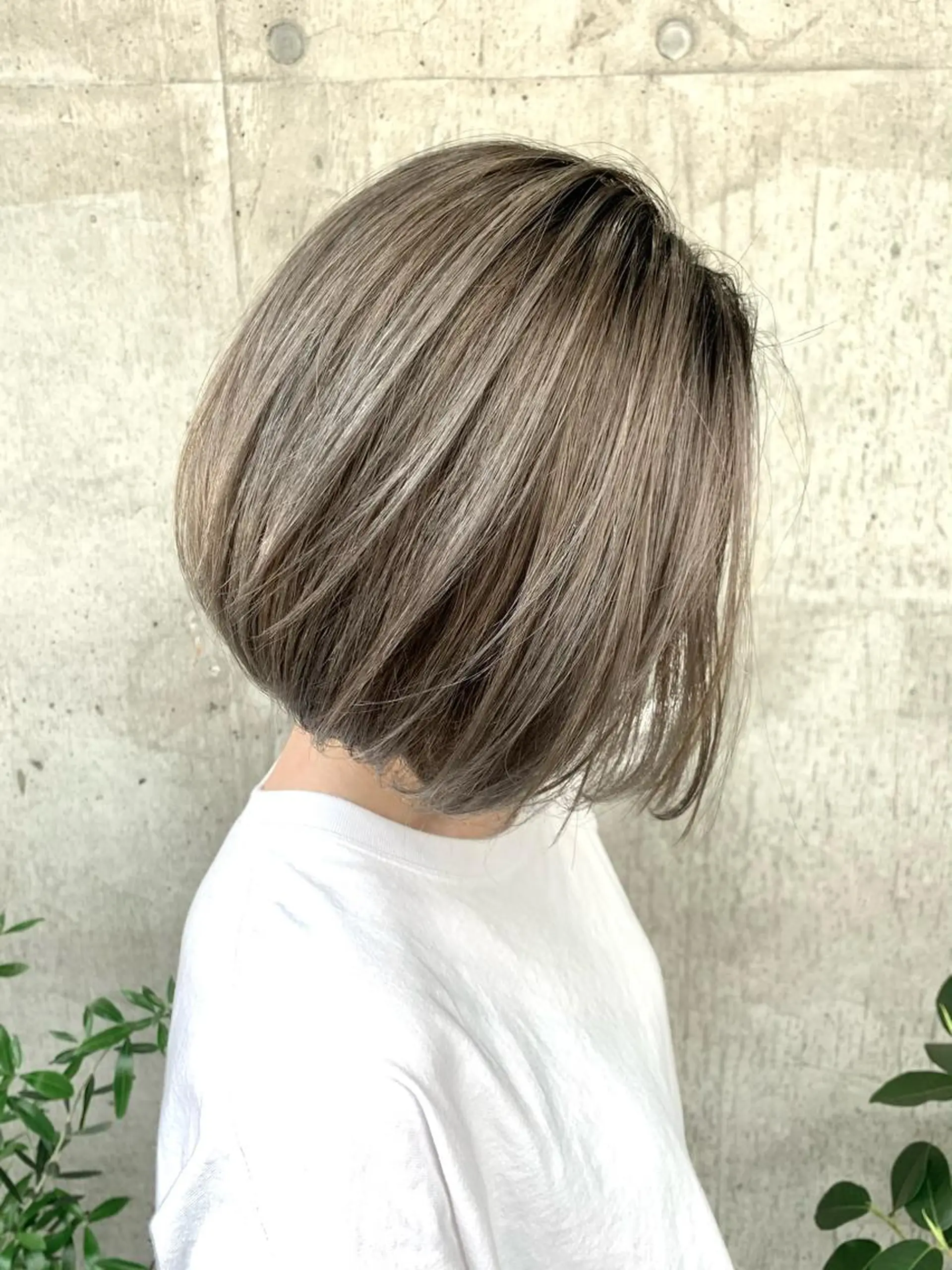 ミディアム カラー LUSTRE クロサワのヘアスタイル