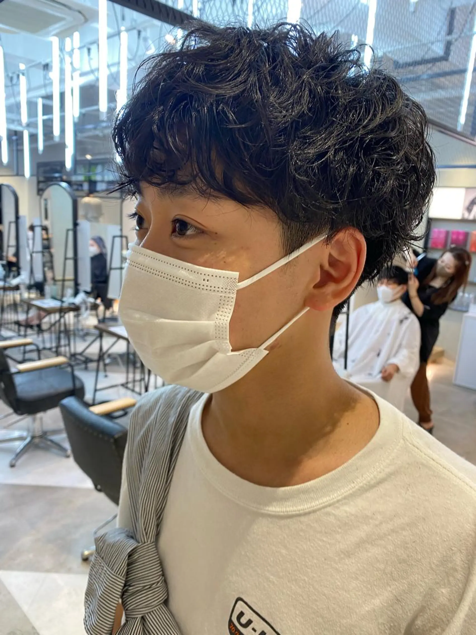 メンズ 顔周りカット/透明感 カラー✂️MEIのヘアスタイル