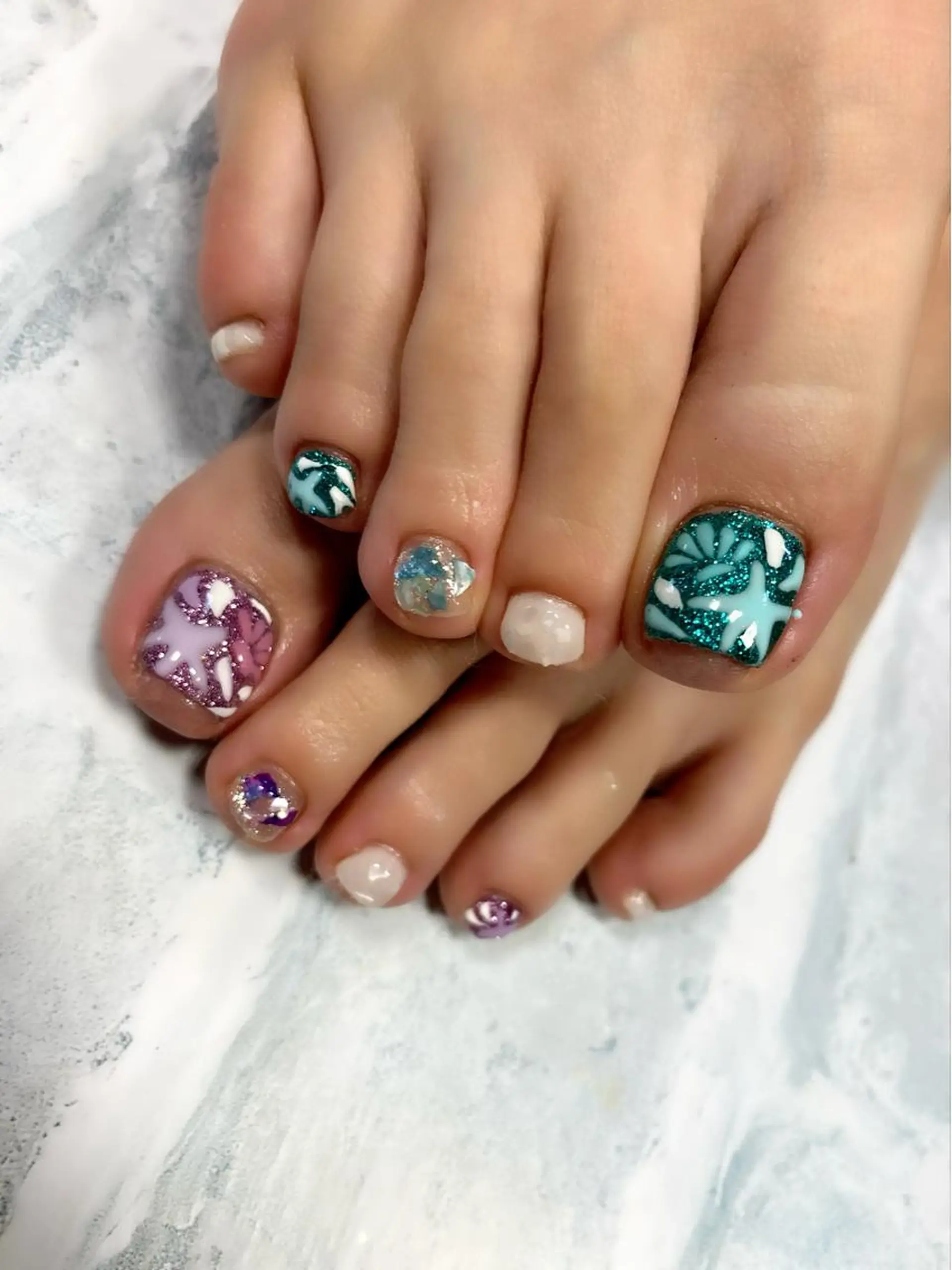 ネイル フットネイル Nailsalon Rosemaryのネイルデザイン