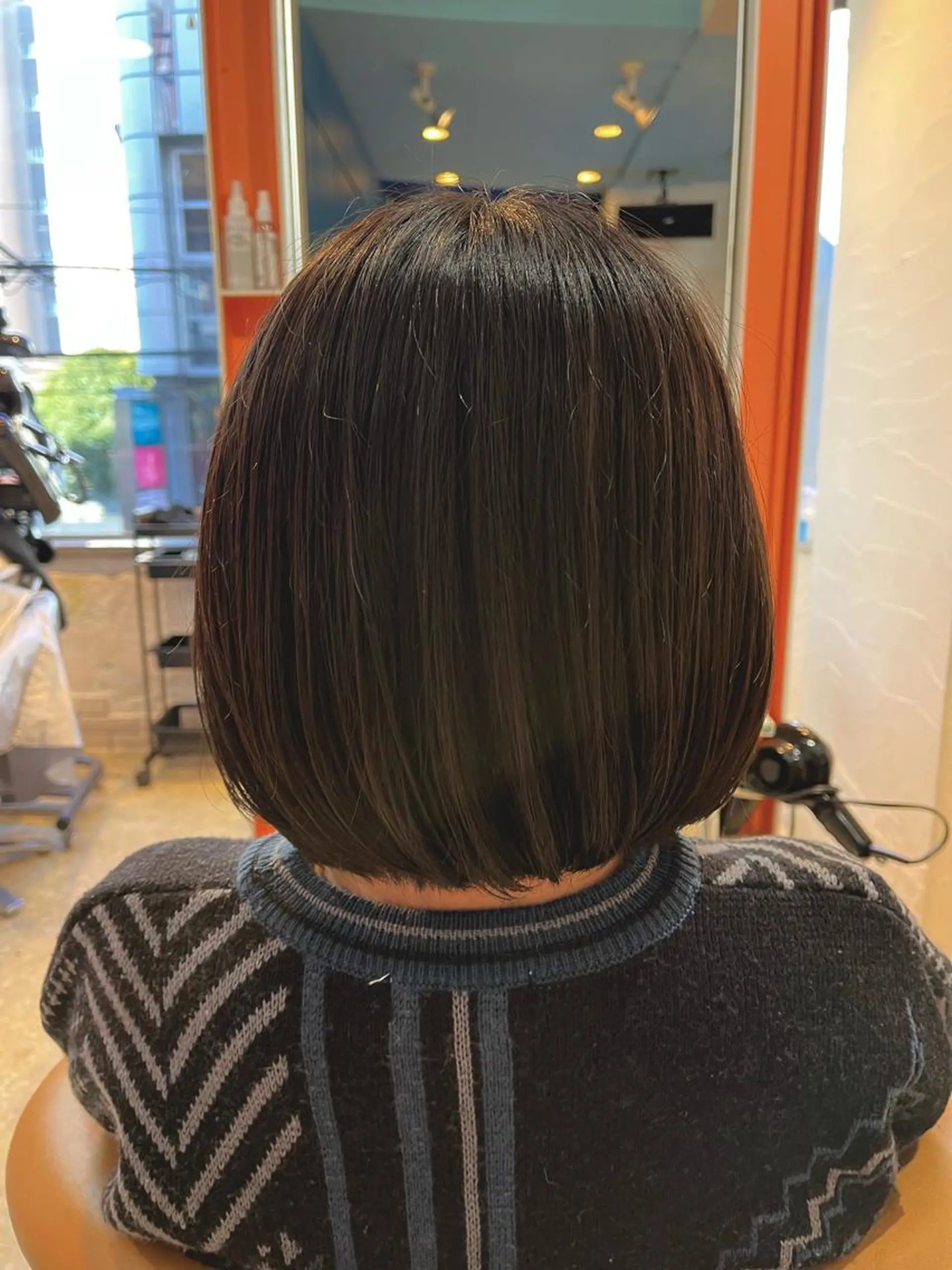 ミディアム カラー 透明感カラー カット ヘアカラー トリートメント うしだ かおるのヘアスタイル