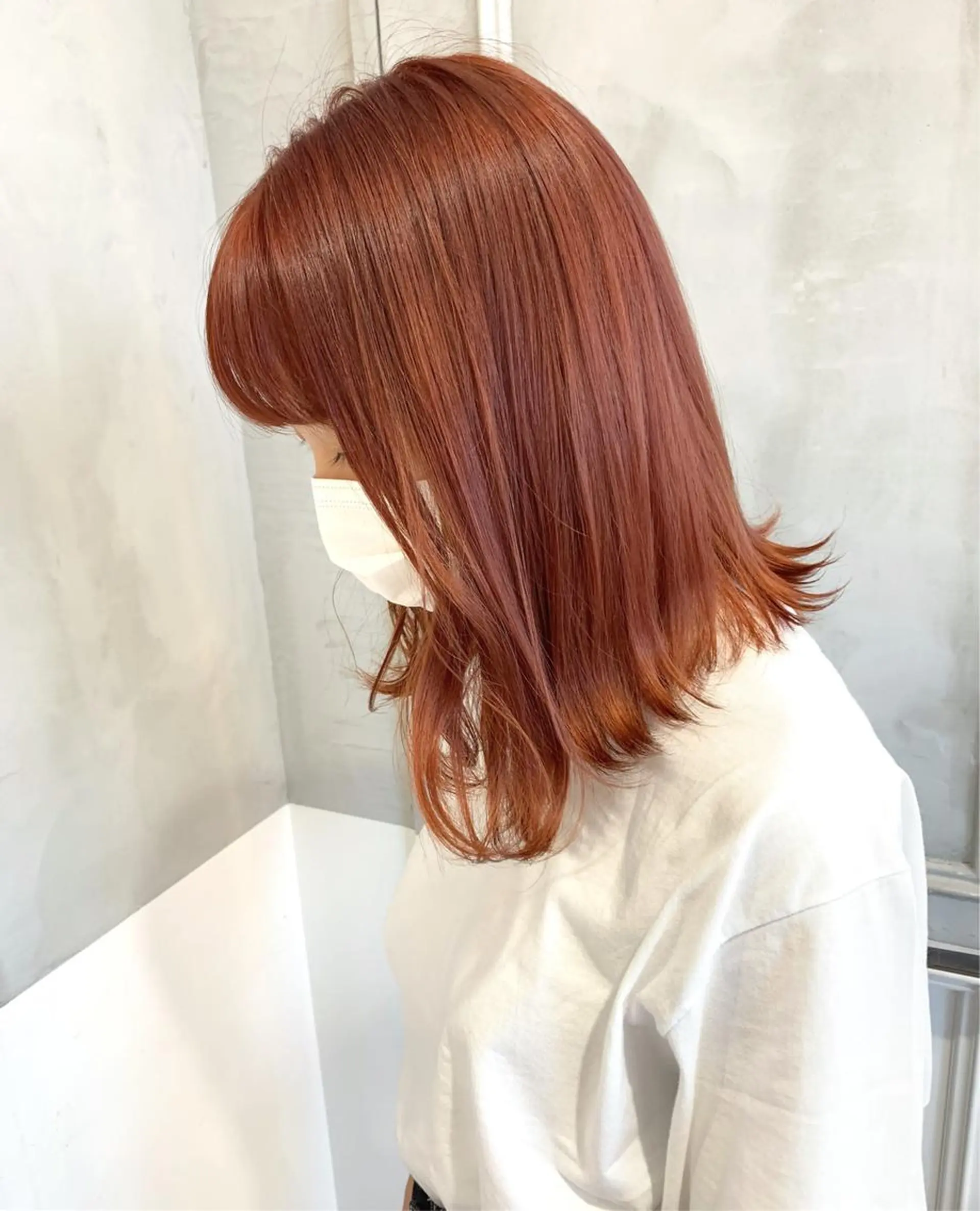 ミディアム カラー minami🪷 暖色カラーのヘアスタイル