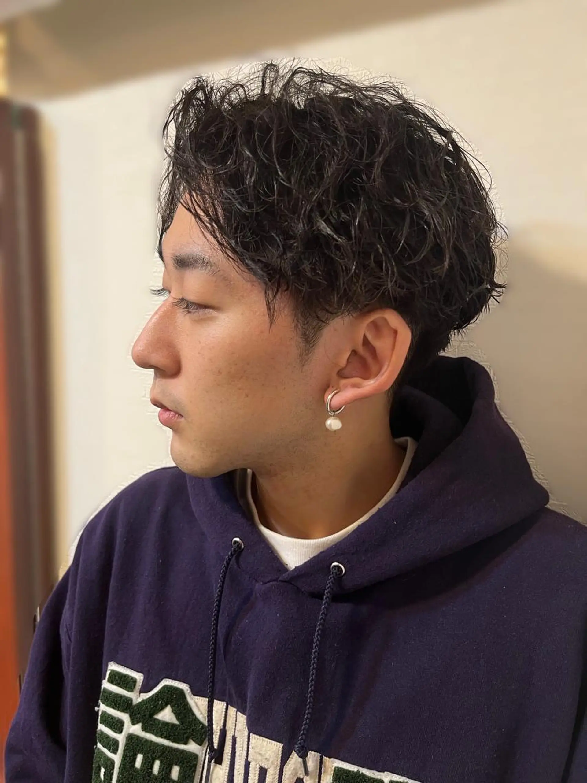 ショート パーマ メンズ カット 髪質改善・美髪矯正 福村佳祐のヘアスタイル