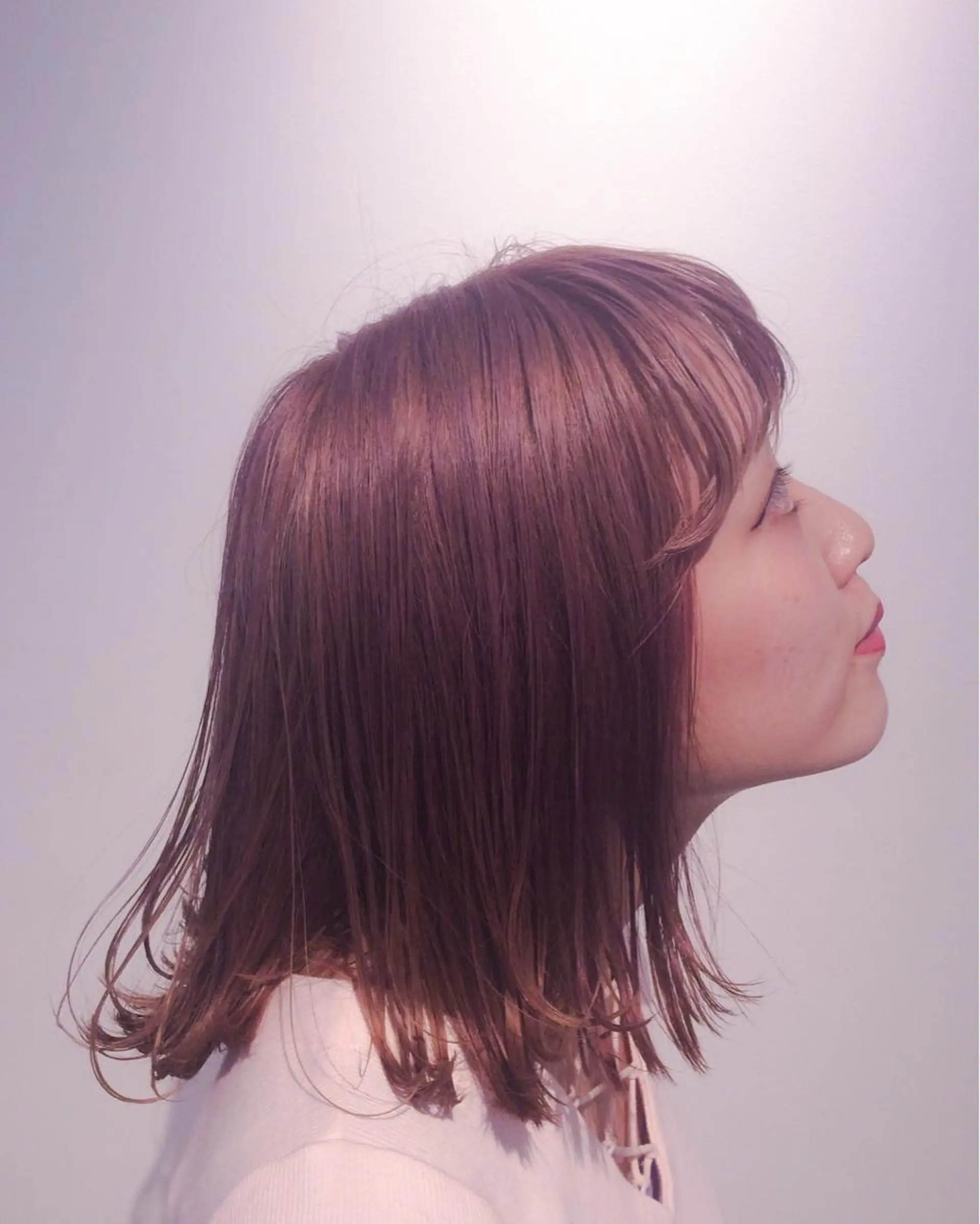 ミディアム カラー 堀江/心斎橋/西大橋 四ツ橋【Vers】のヘアスタイル