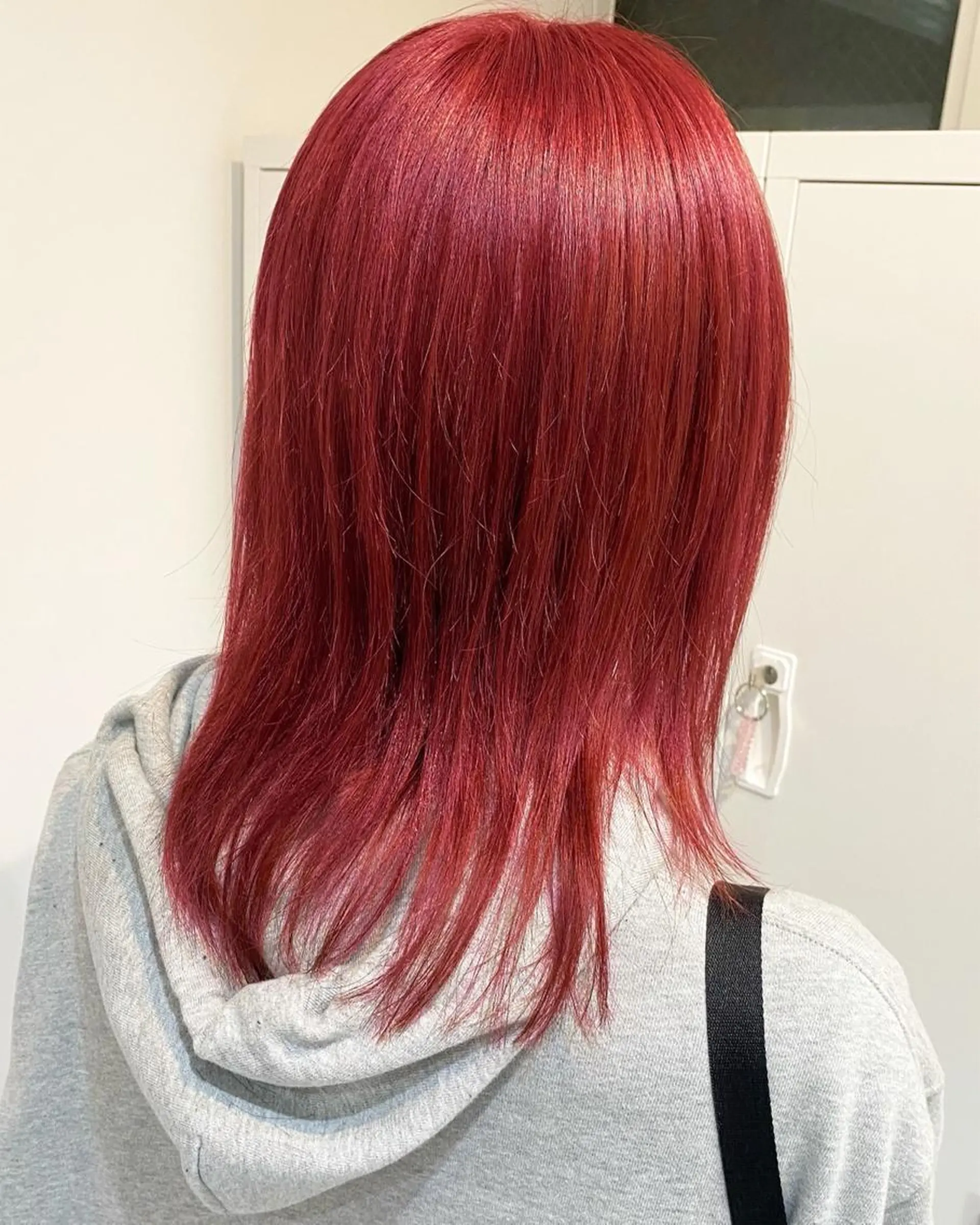 ミディアム カラー ピンクカラー ローズカラー 🎀暖色カラー🎀 おかだみほのヘアスタイル