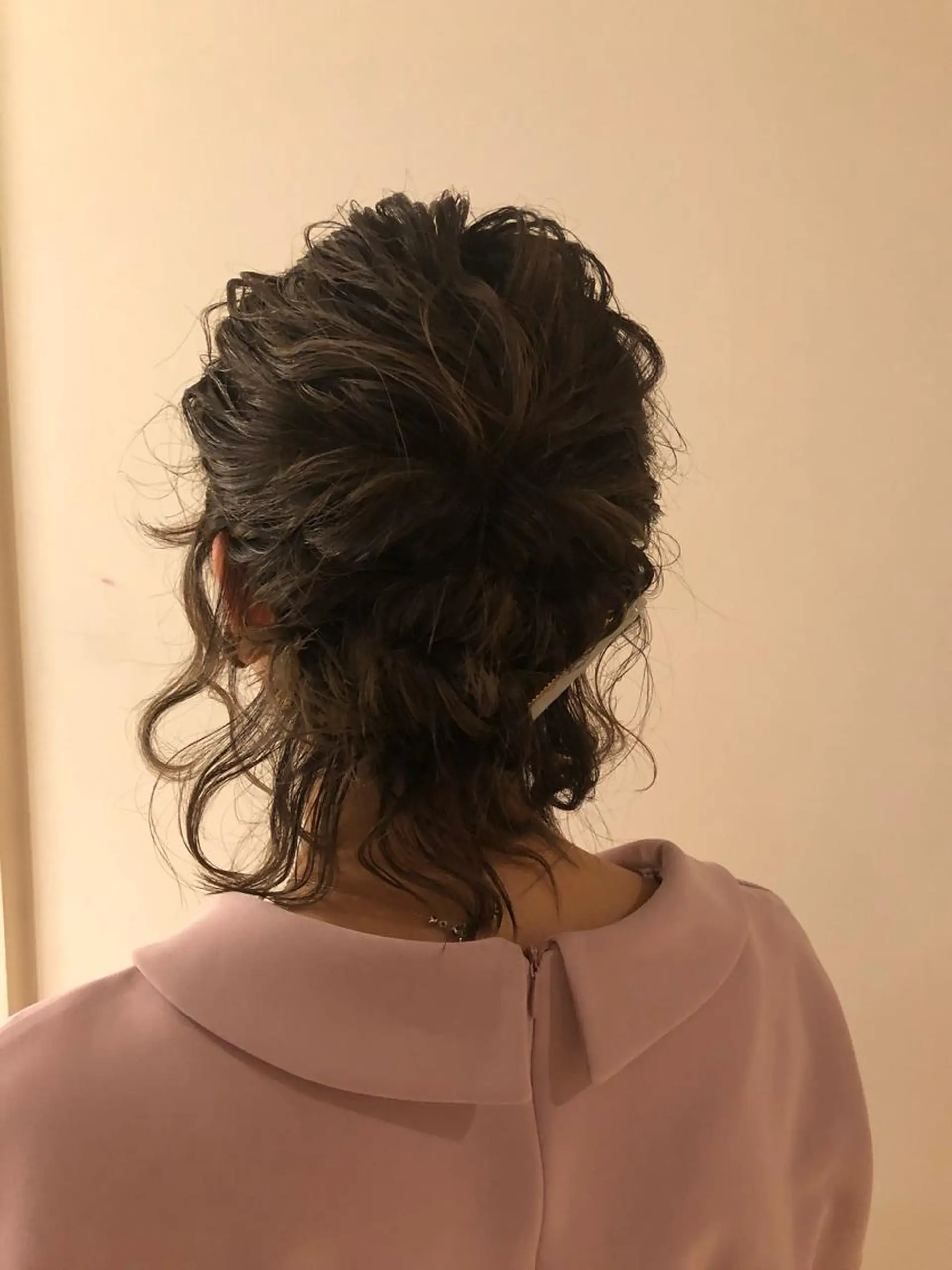 ミディアム ヘアアレンジ レイヤーカット✂️ 横浜No1♡下鳥翔子のヘアスタイル