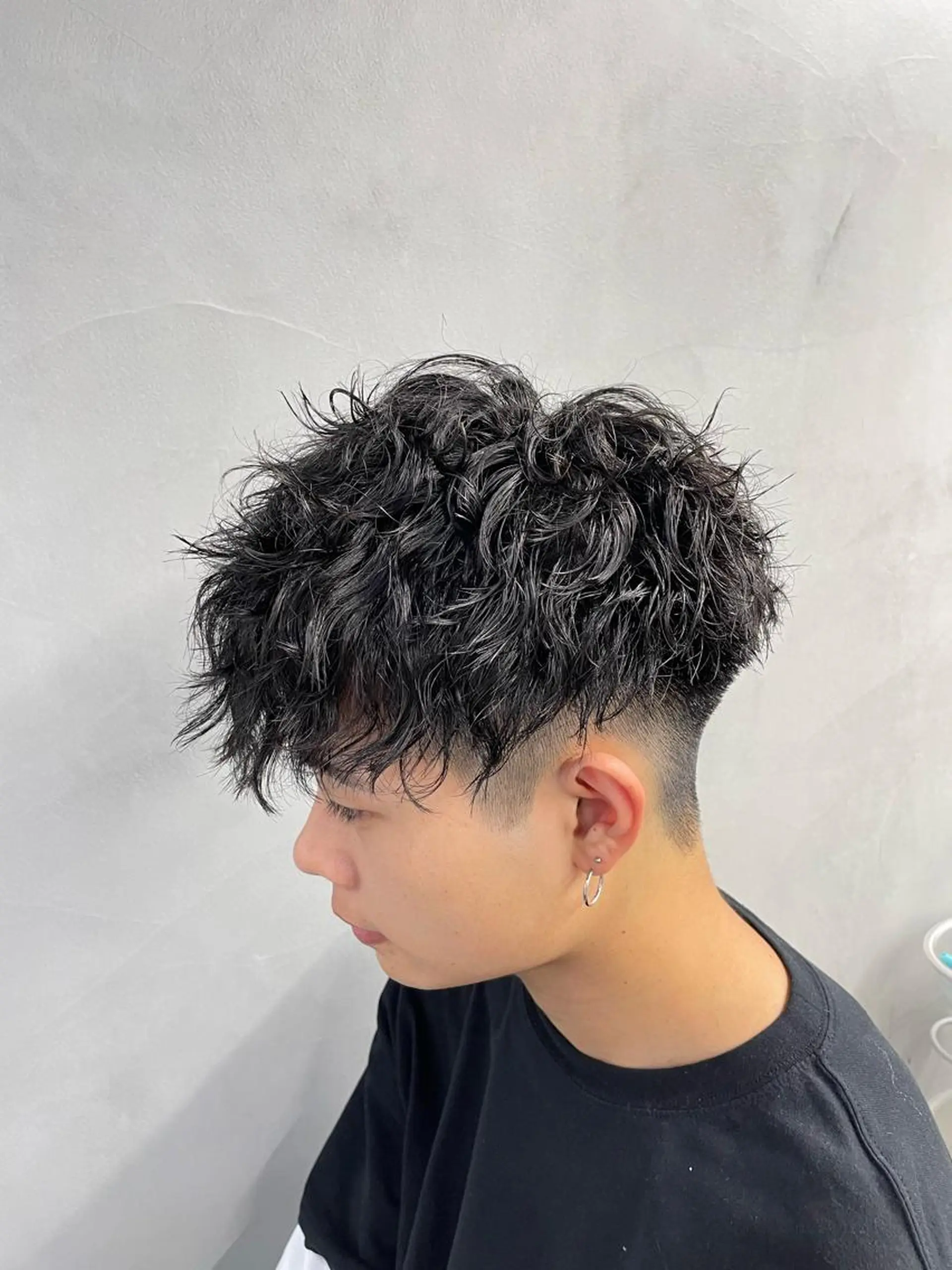 ショート カラー パーマ ヘアアレンジ メンズ fifth 石川 凪のヘアスタイル