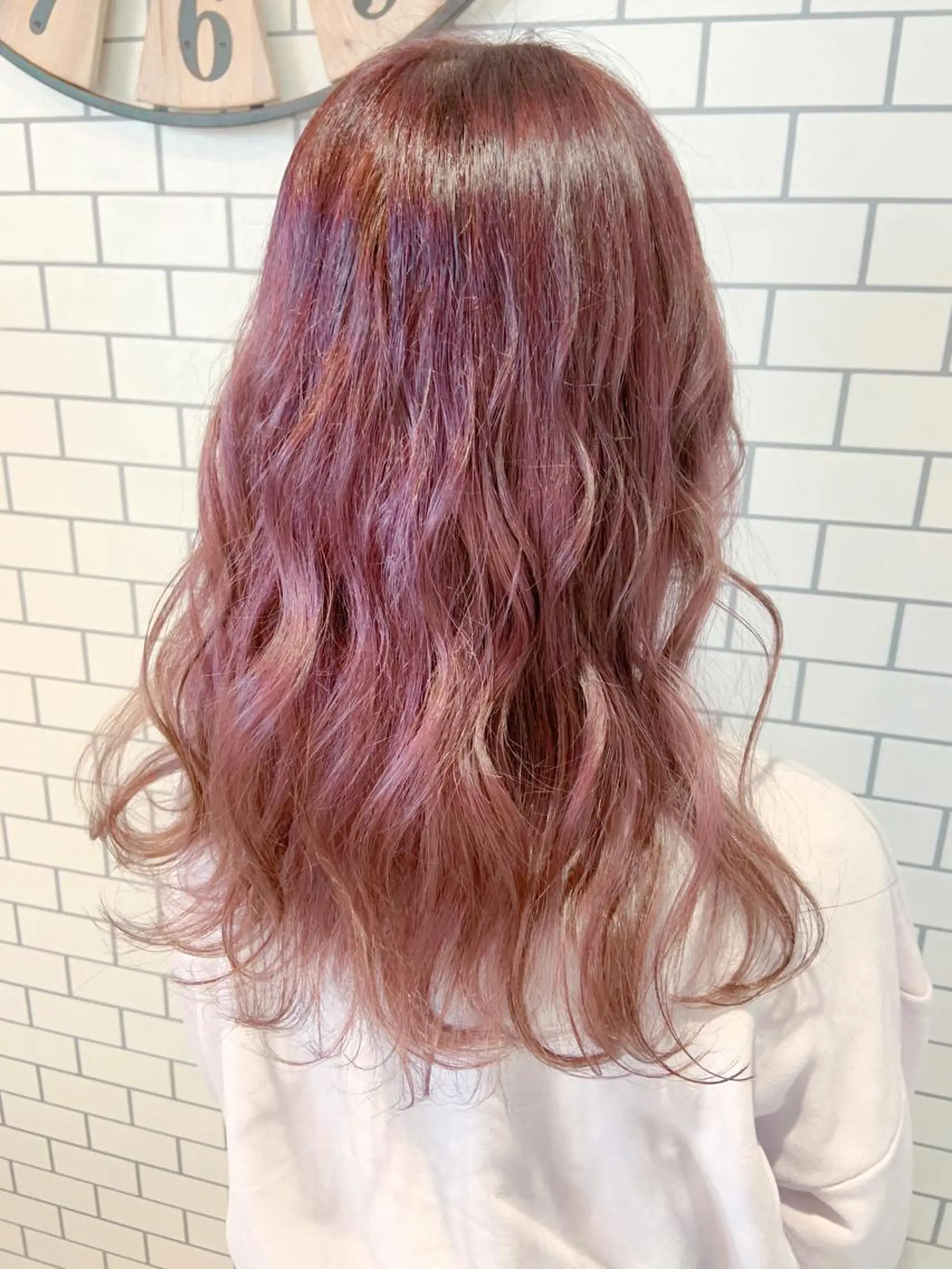 ロング カラー ヘアアレンジ イルミナカラー 韓国hair🦋 Nanaのヘアスタイル