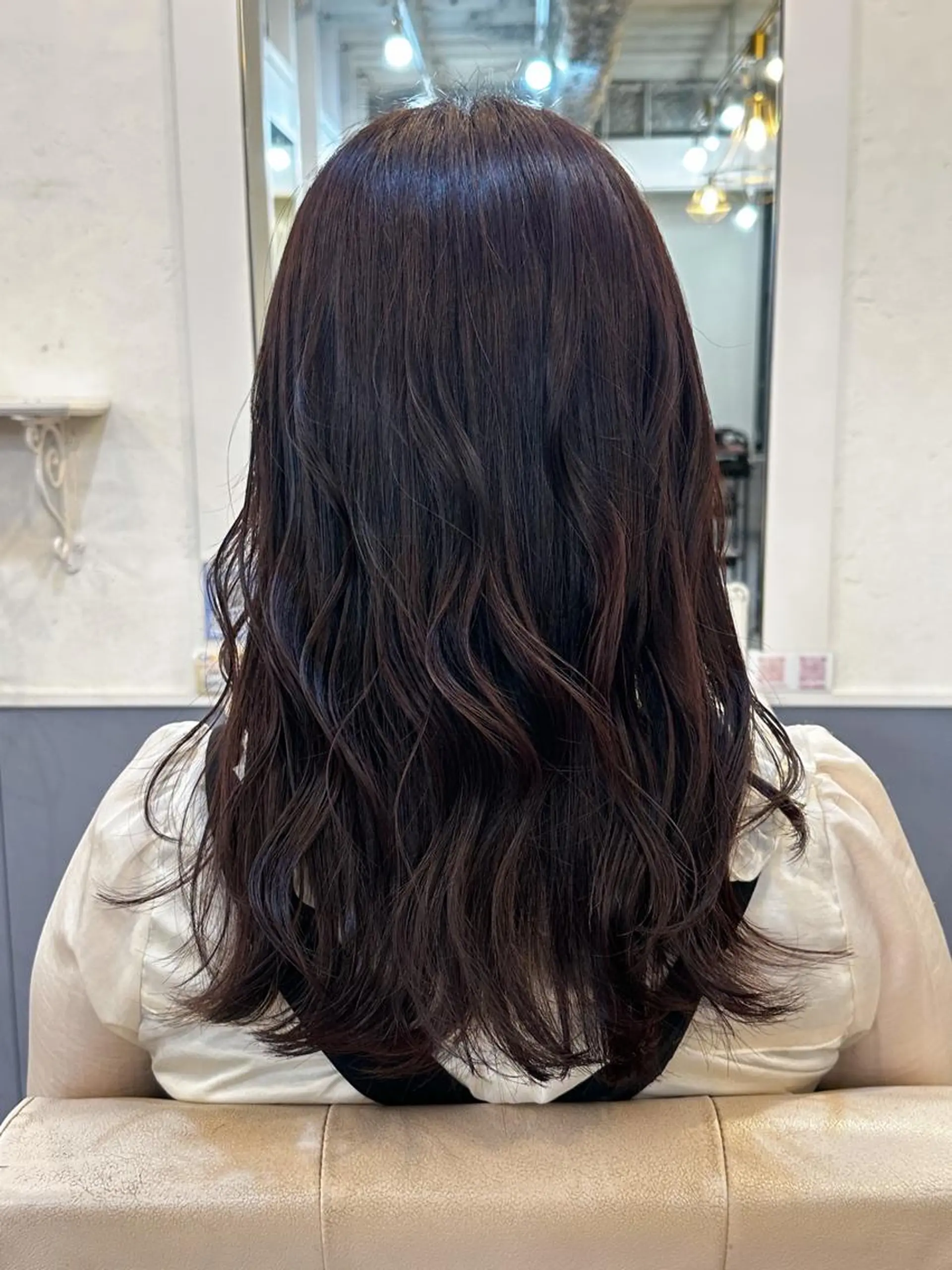 ロング カラー ブラウンカラー ピンクカラー ピンクブラウン カット ヘアカラー トリートメント 🩵透明感/高発色 /難波/北原佑記🌸のヘアスタイル