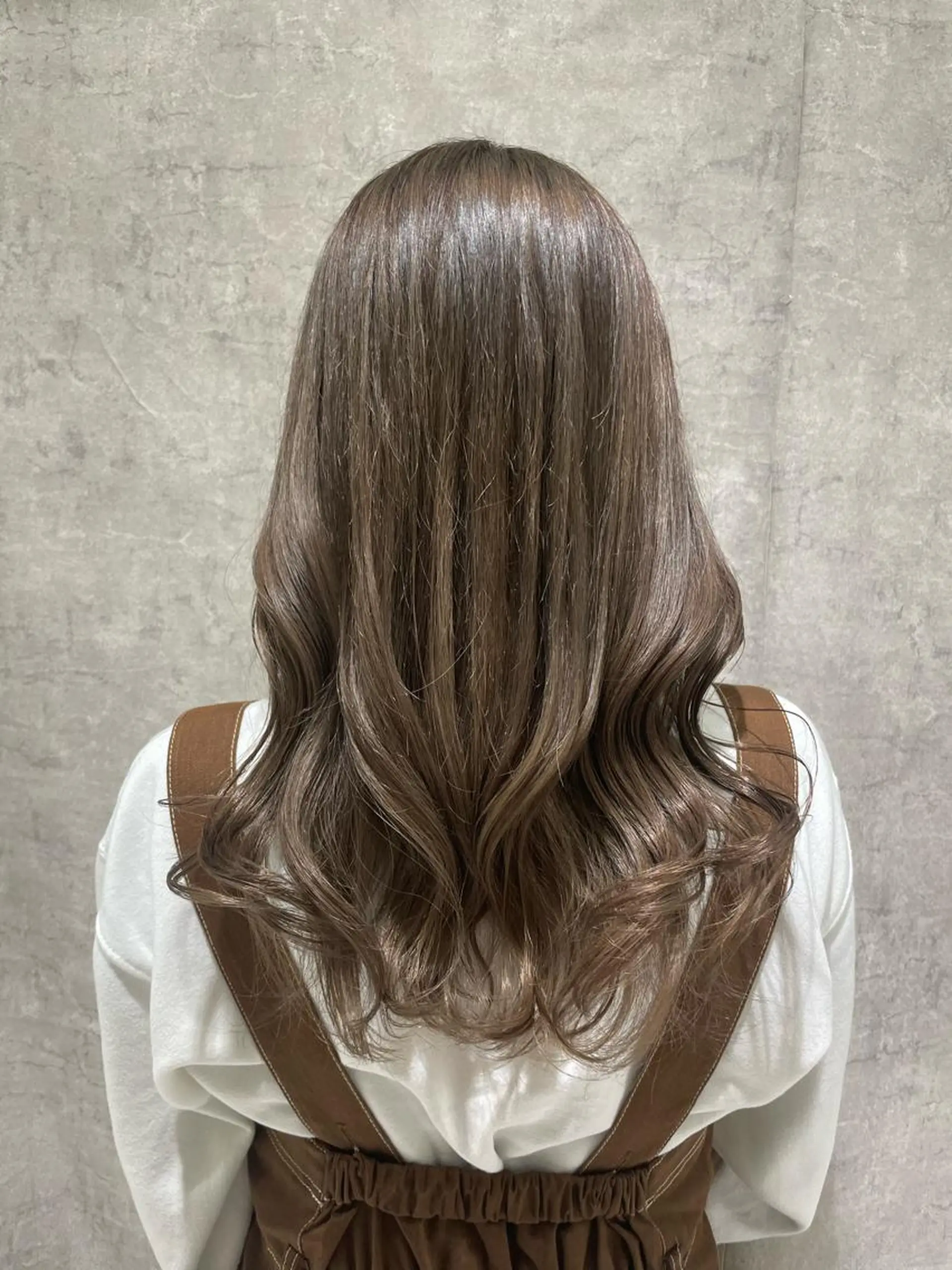ロング カラー バレイヤージュ ベージュカラー ブリーチ ケアブリーチ 透明感カラー レイヤー/ブリーチ/ 渋谷/ルル⭐️のヘアスタイル