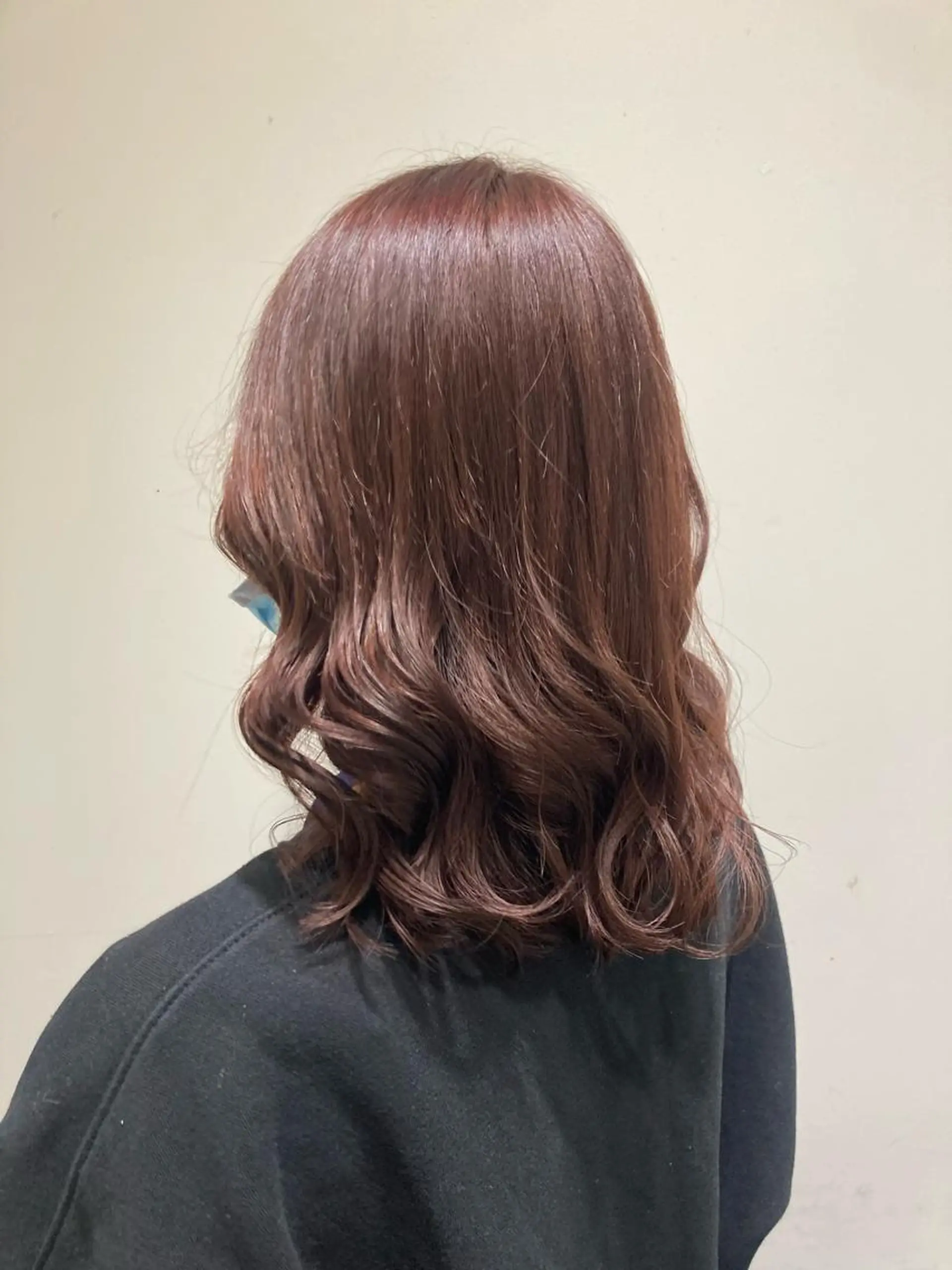 ミディアム カット ヘアカラー トリートメント 透明感カラー 板橋 島村美咲のヘアスタイル