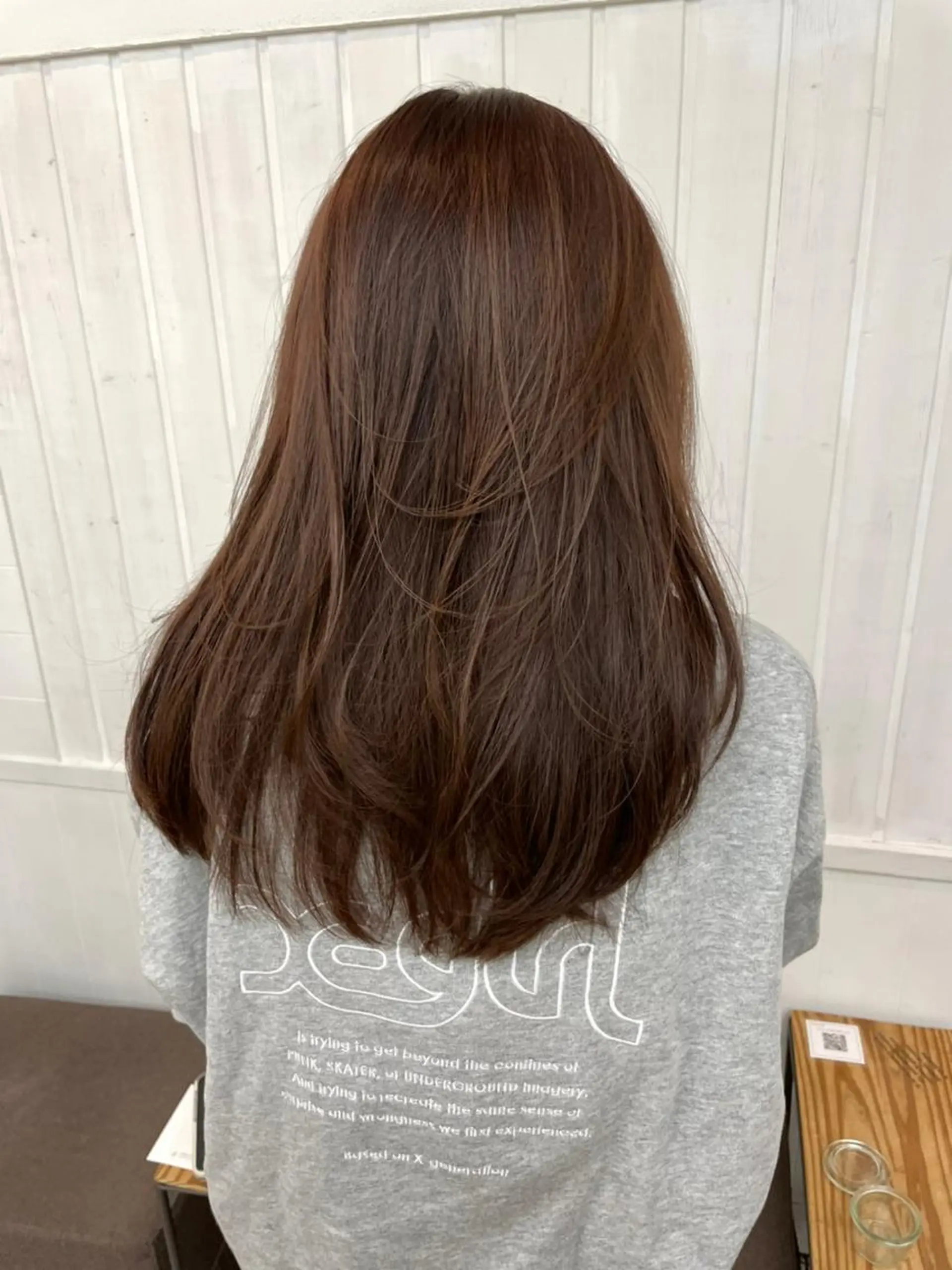 セミロング ヘアアレンジ カラー N° +aero 横浜のヘアスタイル