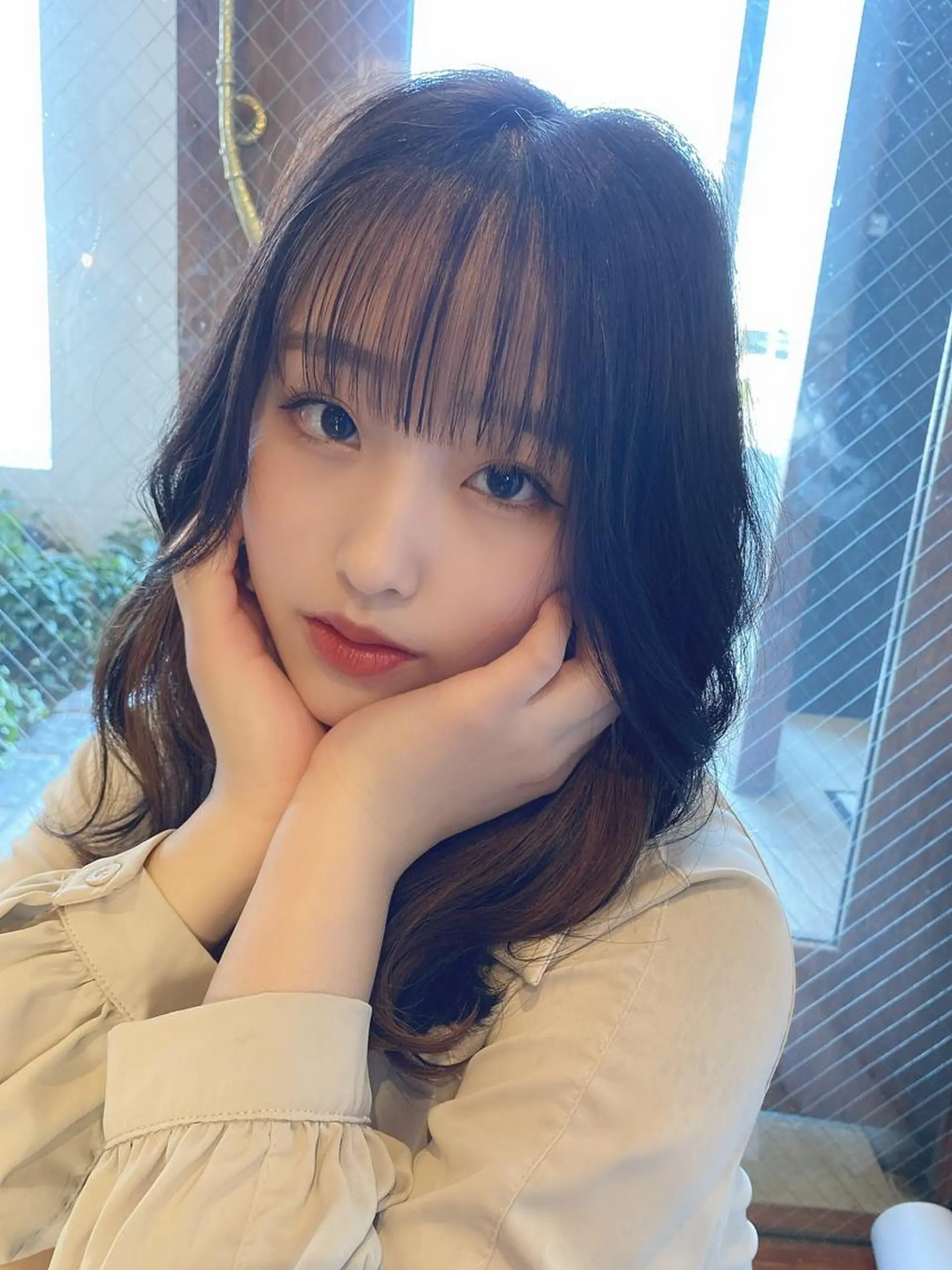 セミロング 具志 正太のヘアスタイル