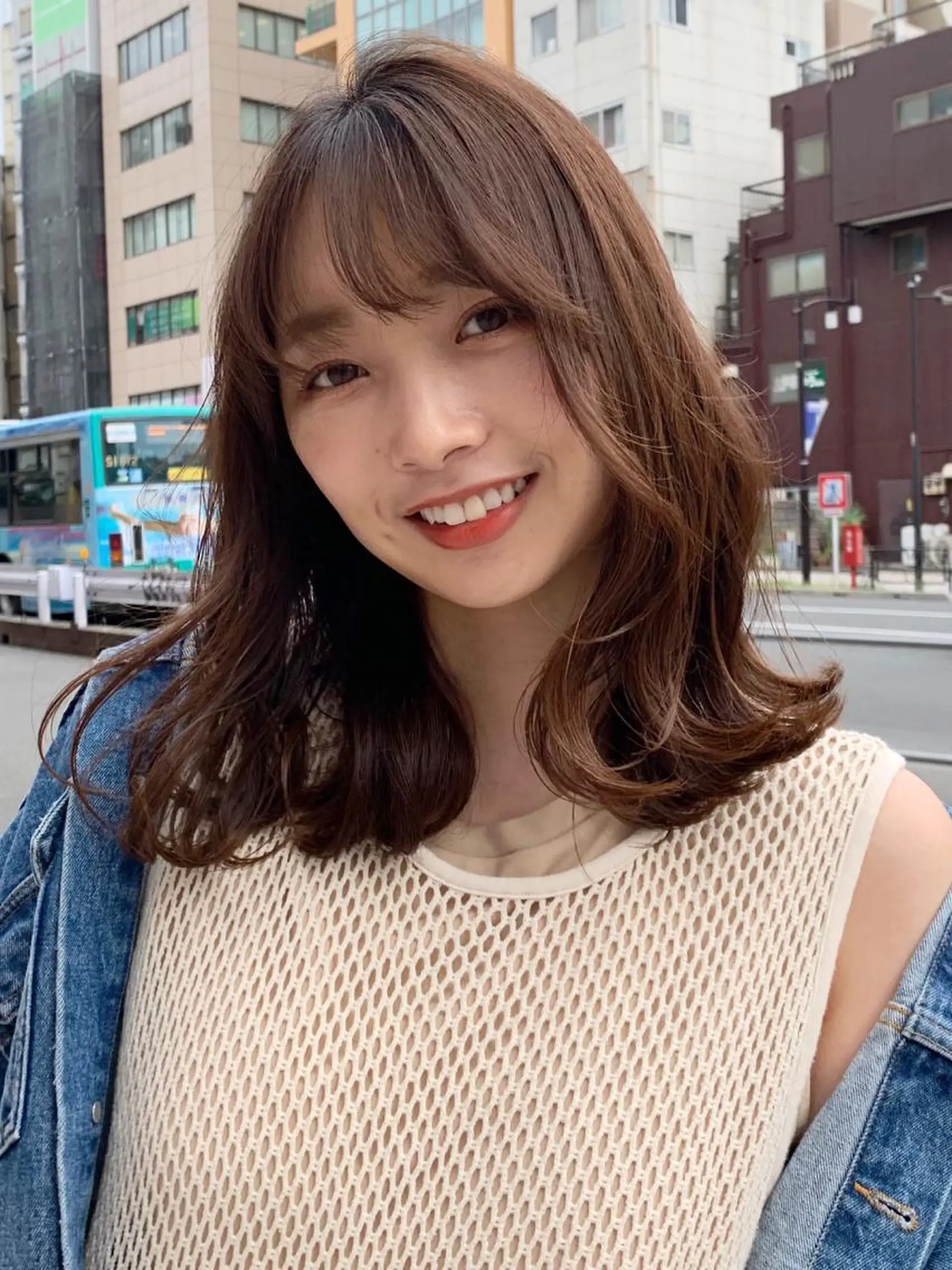 ミディアム カット ヘアカラー トリートメント 大姶良 友輝の眉毛・アイブロウイメージ