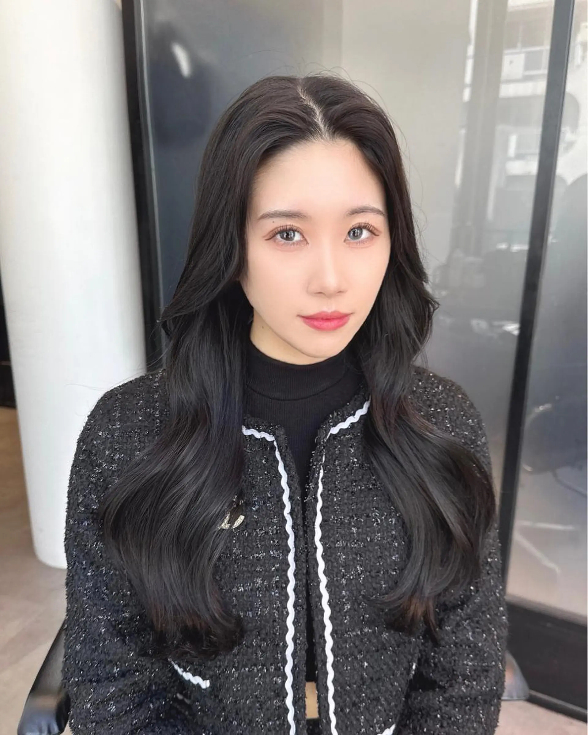 ミディアム カラー 韓国ヘア 店長NEGIのヘアスタイル