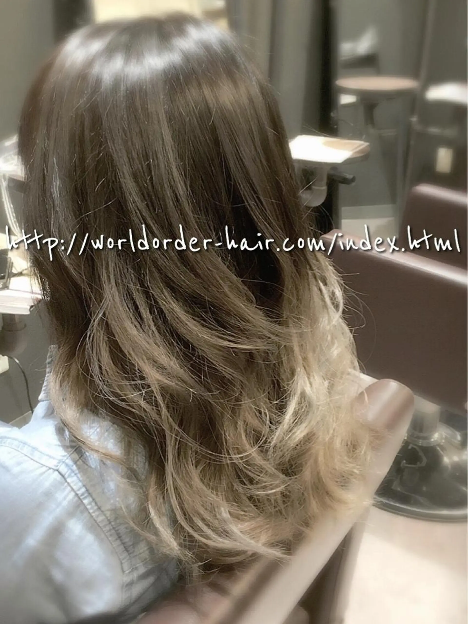セミロング カラー ヘアアレンジ セミロングパーマ ブリーチ ブルーカラー ブルージュ デザインカラー カット ヘアカラー modern made モダンメイド所属・イメチェン☆丁寧接客 田中 優貴のヘアスタイル