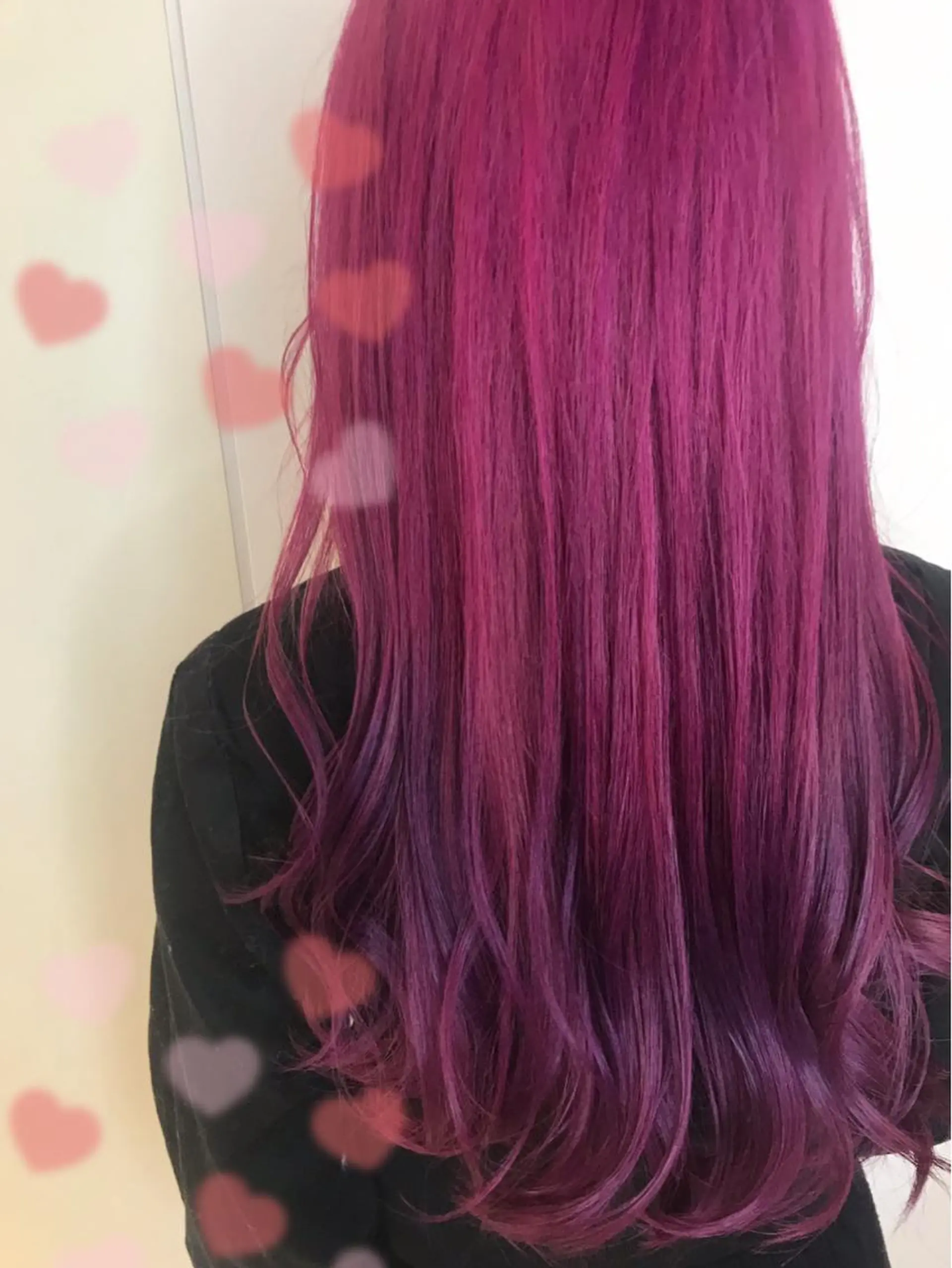 ミディアム カラー パープルカラー トリートメント 新宿駅近♡個室 ♡関口三都季🌜のヘアスタイル