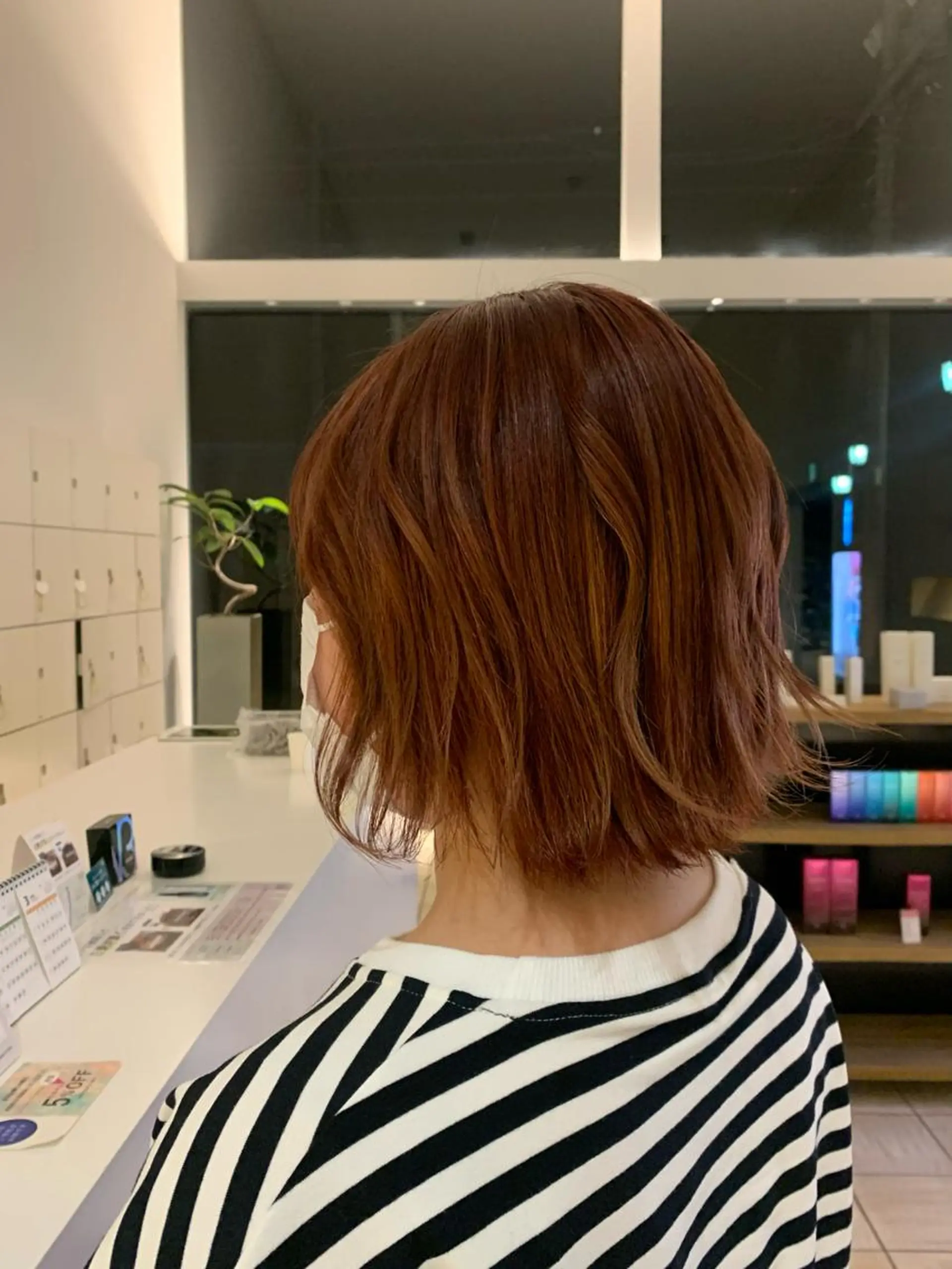 ショート カラー ブリーチ ブラウンカラー オレンジ オレンジブラウン 🌷大澤ゆい🌷 stylistのヘアスタイル