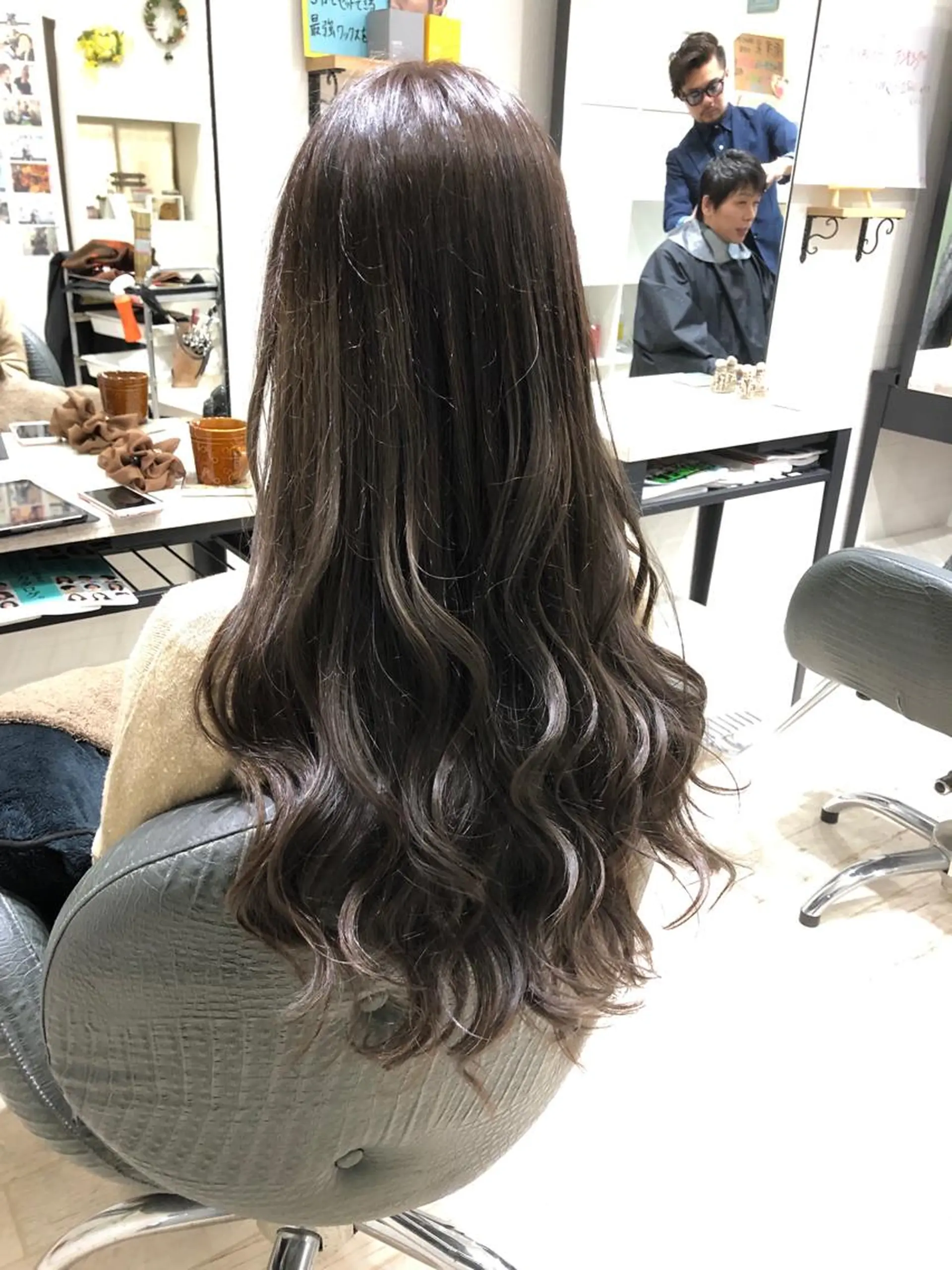 ロング カラー 齋藤 彬のヘアスタイル