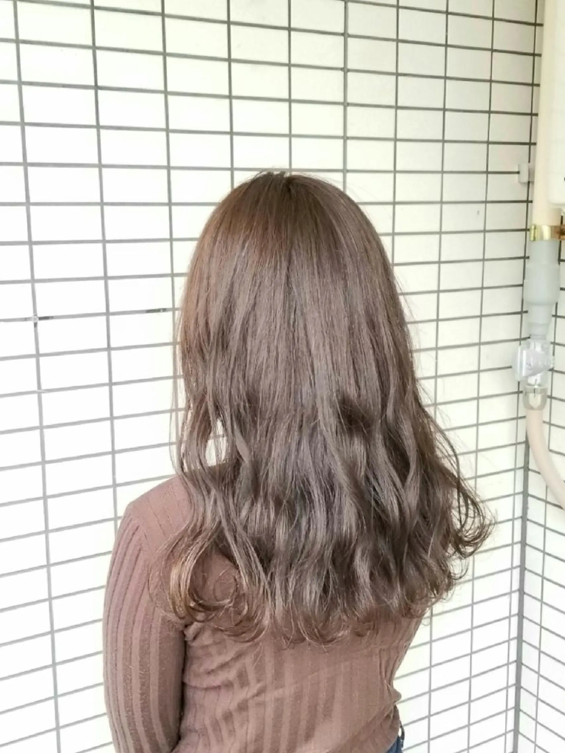 セミロング カラー ベージュカラー ブラウンカラー ブラウンベージュ カット 🌿赤み消し/ 艶カラー落合　優🌿のヘアスタイル