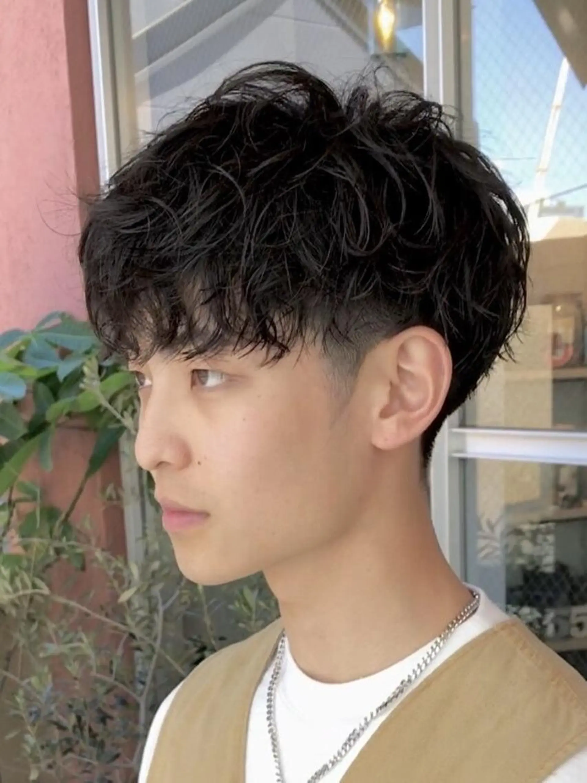 ショート パーマ メンズ メンズパーマ ツイストスパイラルパーマ スパイラルパーマ SENTA✨メンズ パーマ✨fifth栄のヘアスタイル