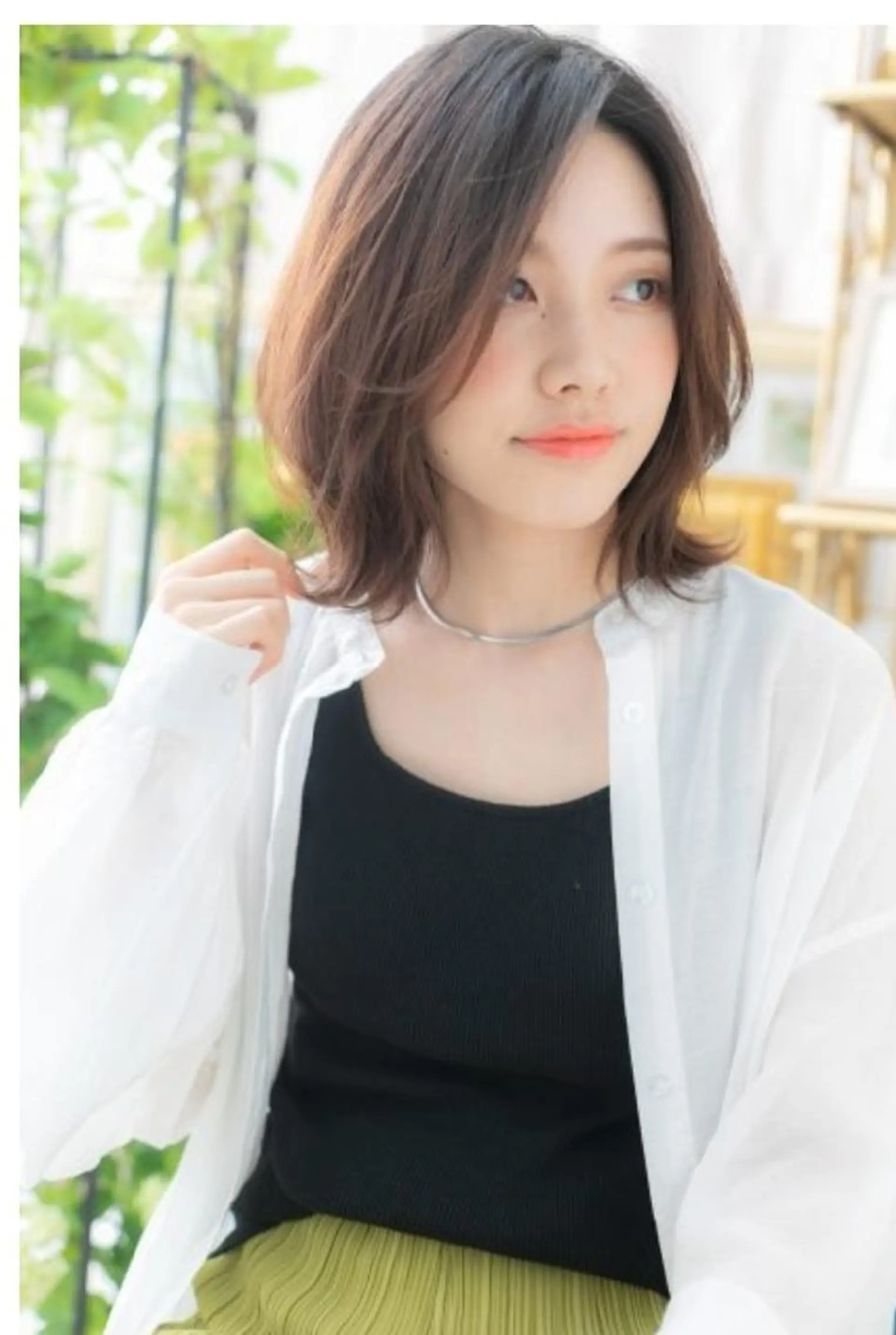 ミディアム 中野 雄介のヘアスタイル