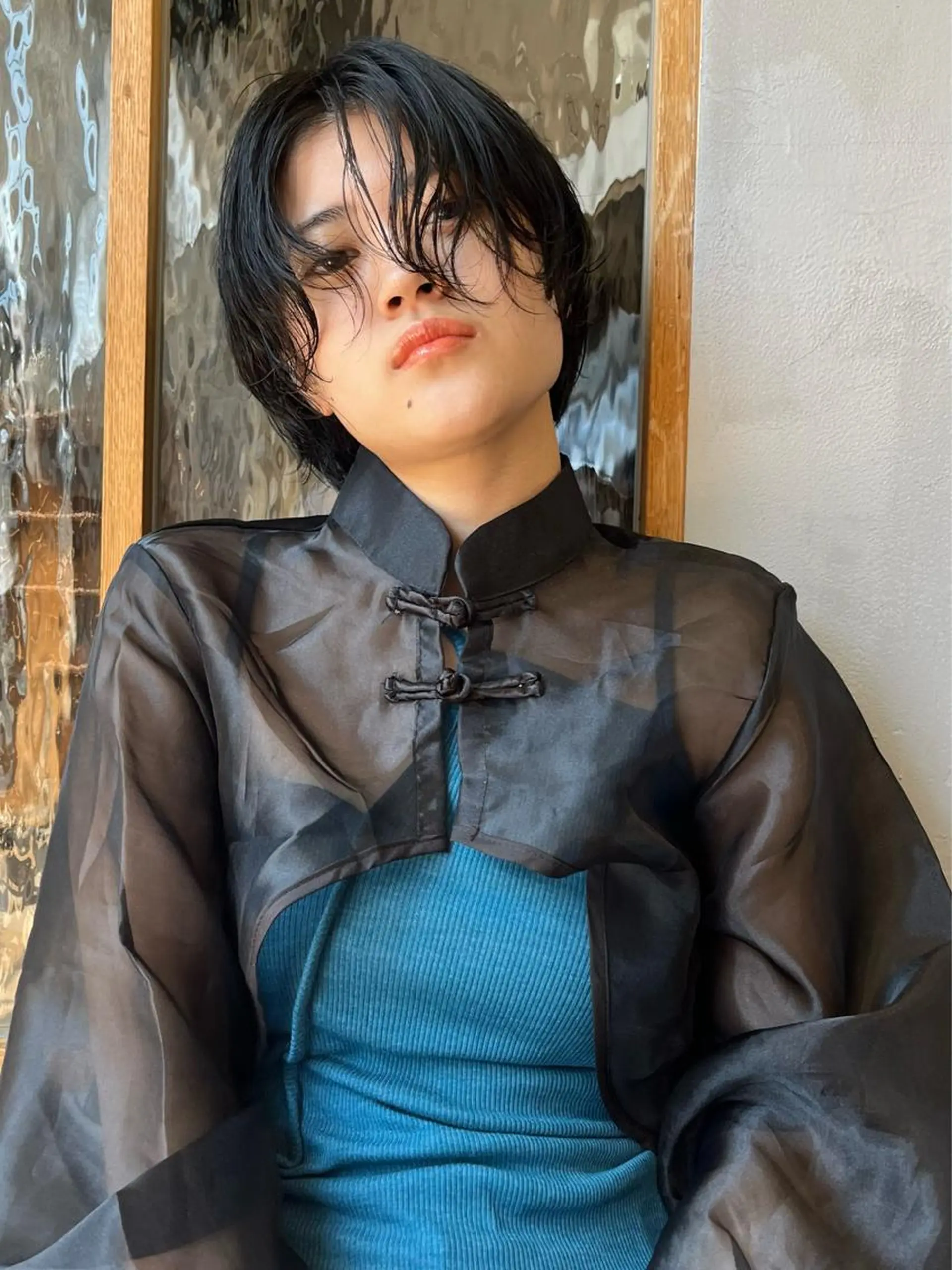 ショート カラー パーマ ヘアアレンジ メンズ キッズ ネイル マツエク・マツパ アイブロウ ショートヘア ショートネイル お洒落パーマ/ボブ ❄️Tomoka❄️のヘアスタイル