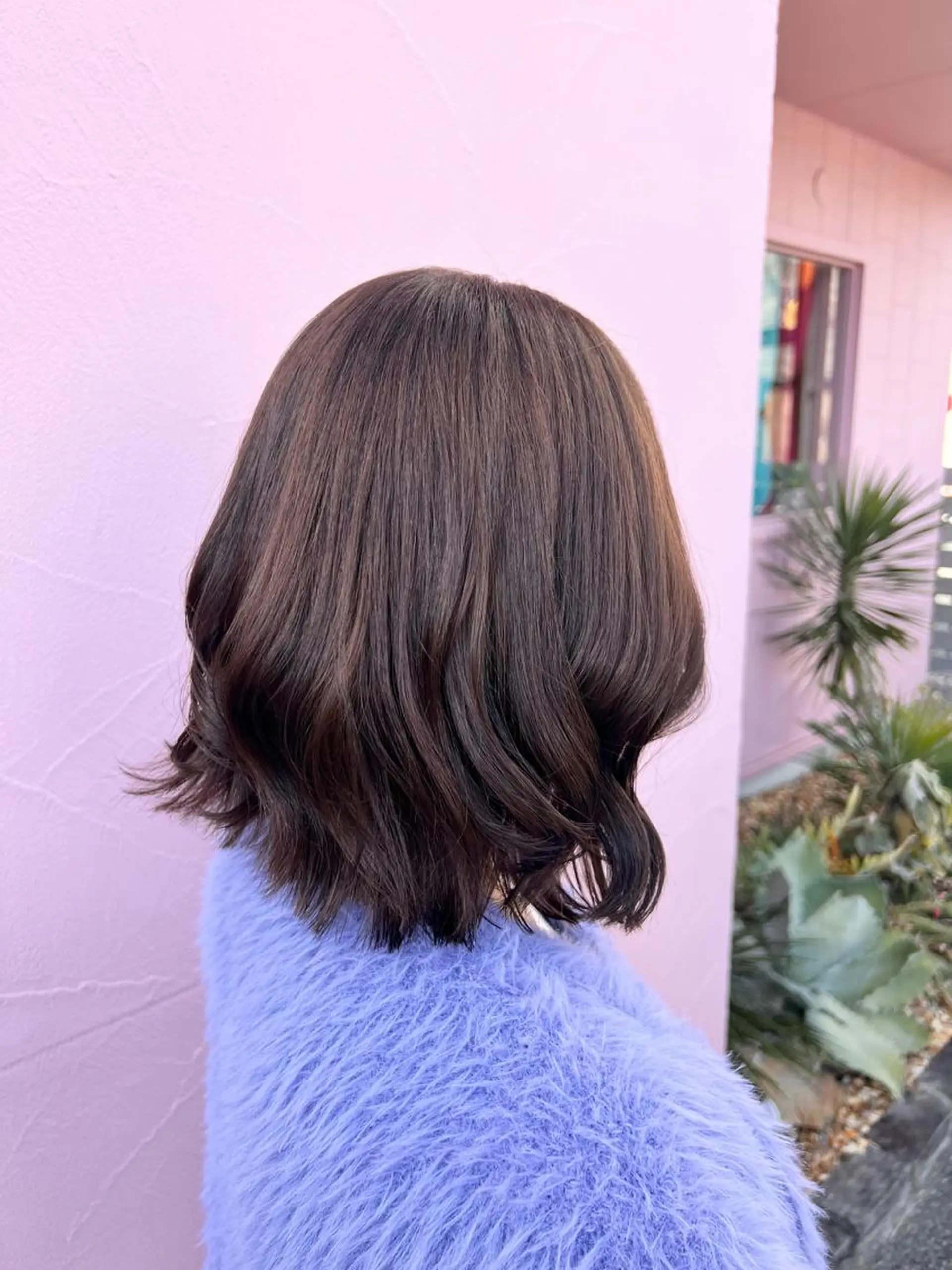 セミロング カラー れいな🌼 ボブ･艶カラー🌼のヘアスタイル