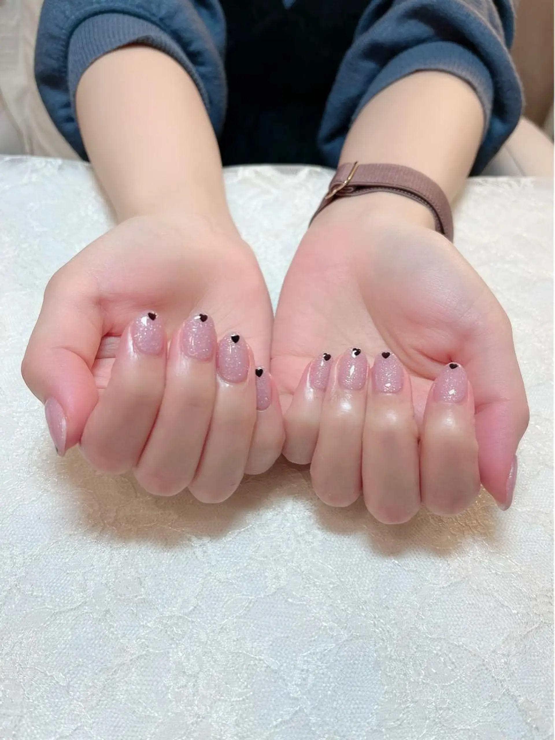 ネイル ホログラムネイル ラメ(グリッター) ハンドネイル aoi nailのネイルデザイン