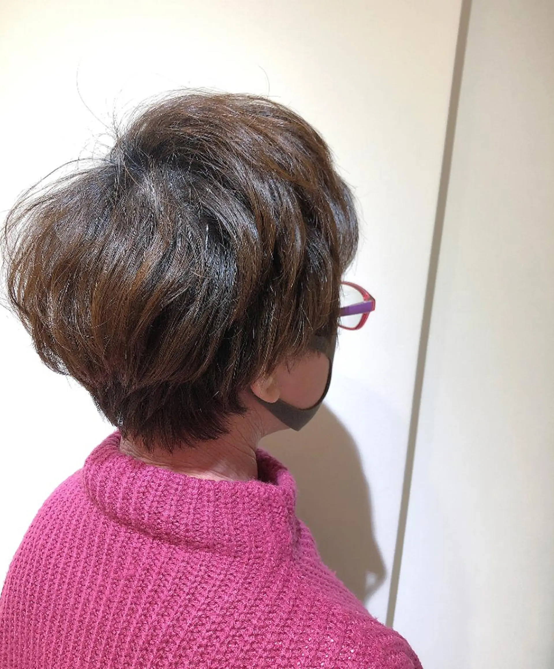 ショート パーマ ショートヘア カット トリートメント 過去一の柔髪ヘア 🌿einshairのヘアスタイル