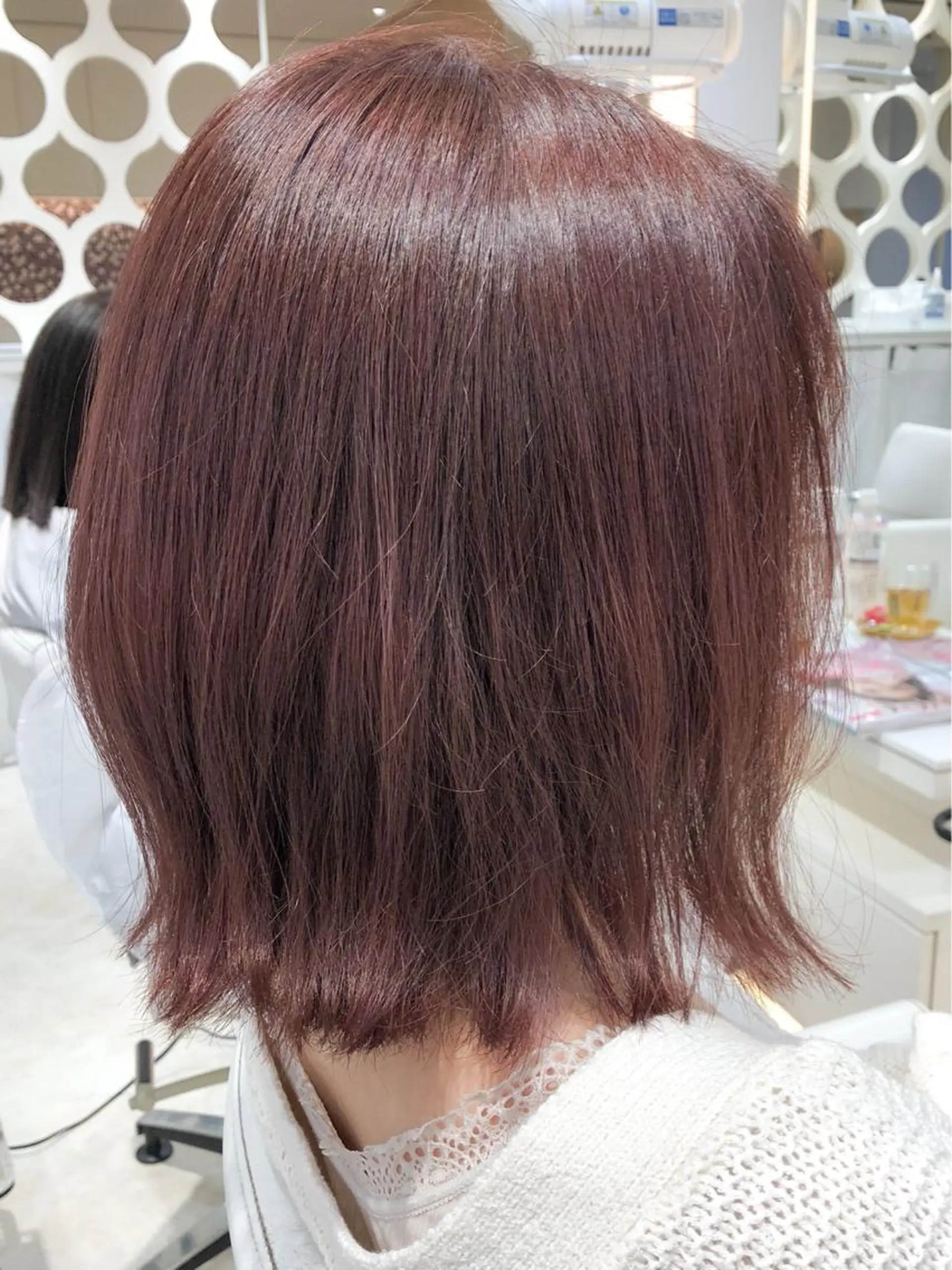 ミディアム カラー ベージュカラー ピンクカラー ピンクベージュ etora渋谷店所属・レイヤー×髪質改善✨ 渋谷/佐藤侑哉のヘアスタイル