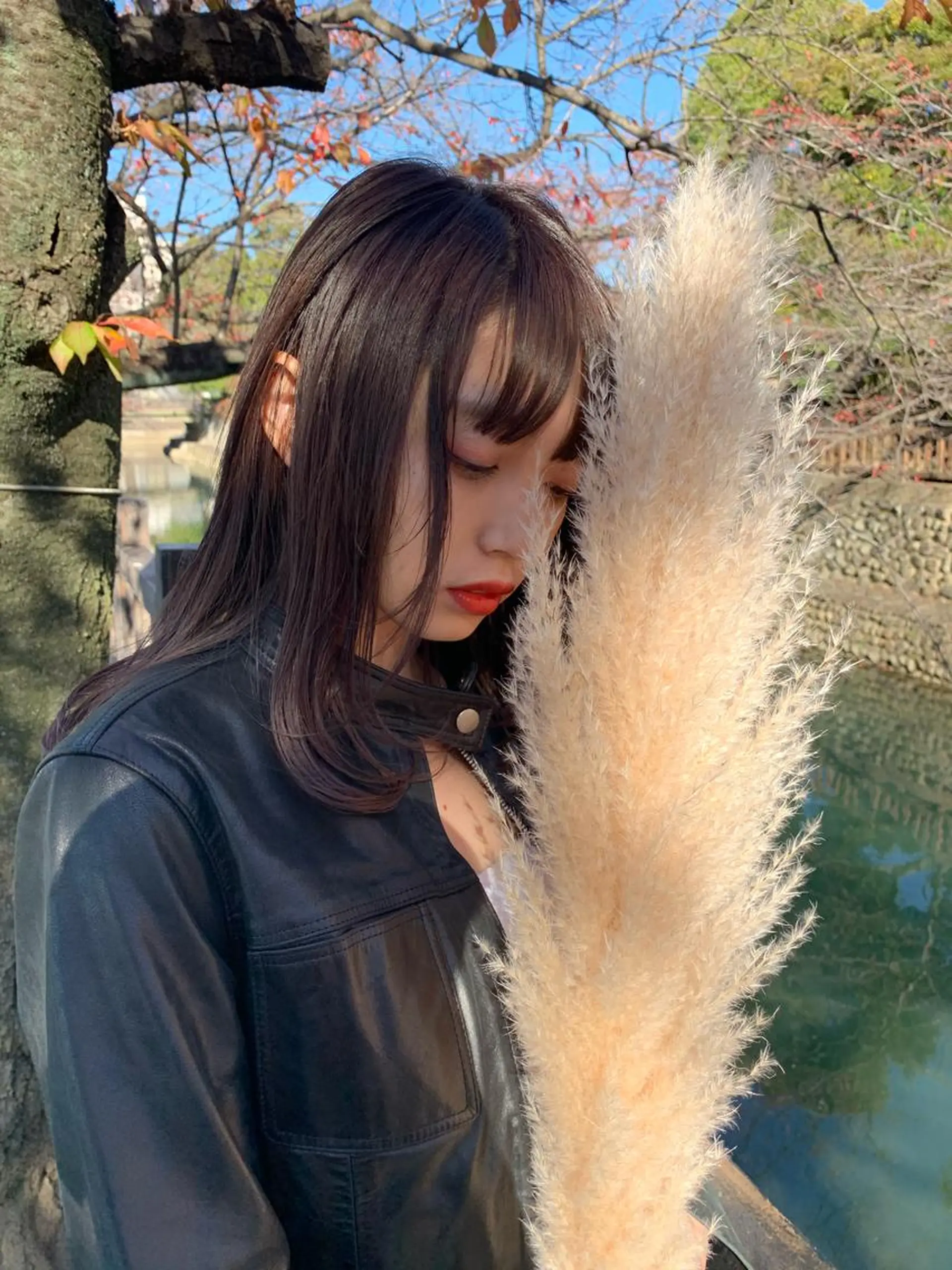 ロング 田辺 貞和のヘアスタイル