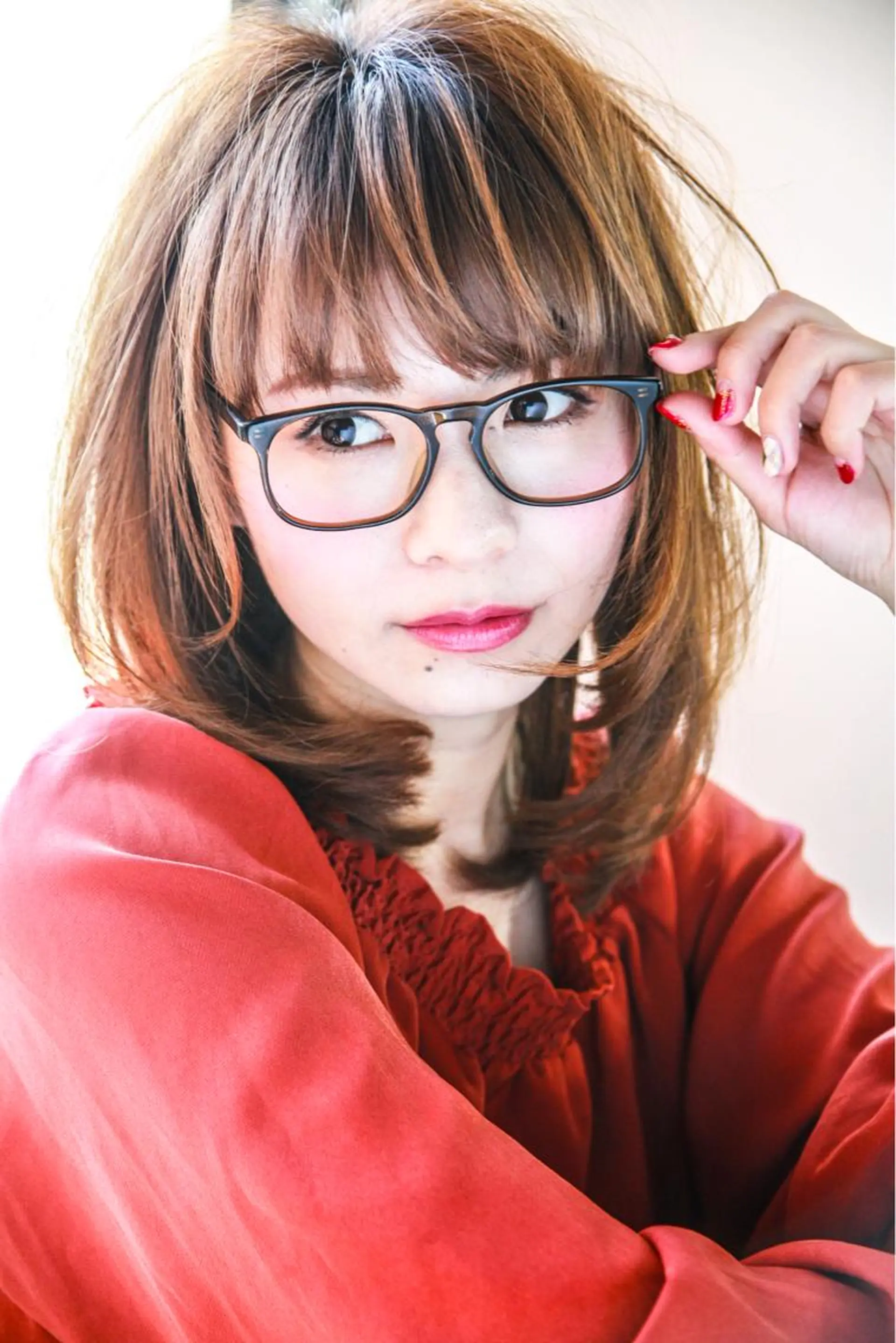 セミロング 髪質改善縮毛矯正 専門店のヘアスタイル