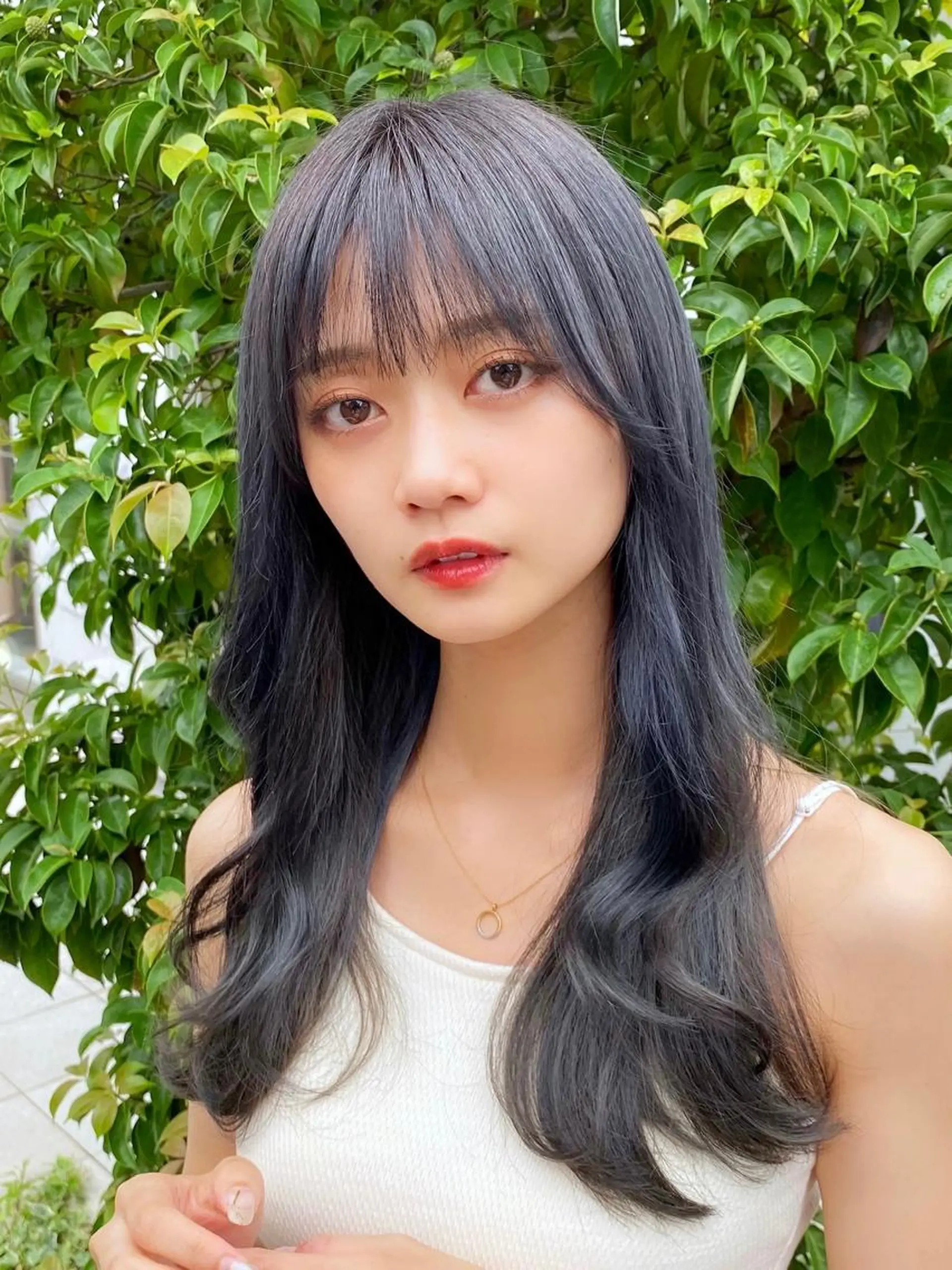 ロング カラー ヘアカラー トリートメント 新宿/韓国風レイヤー 髪質改善/渋谷直樹のヘアスタイル