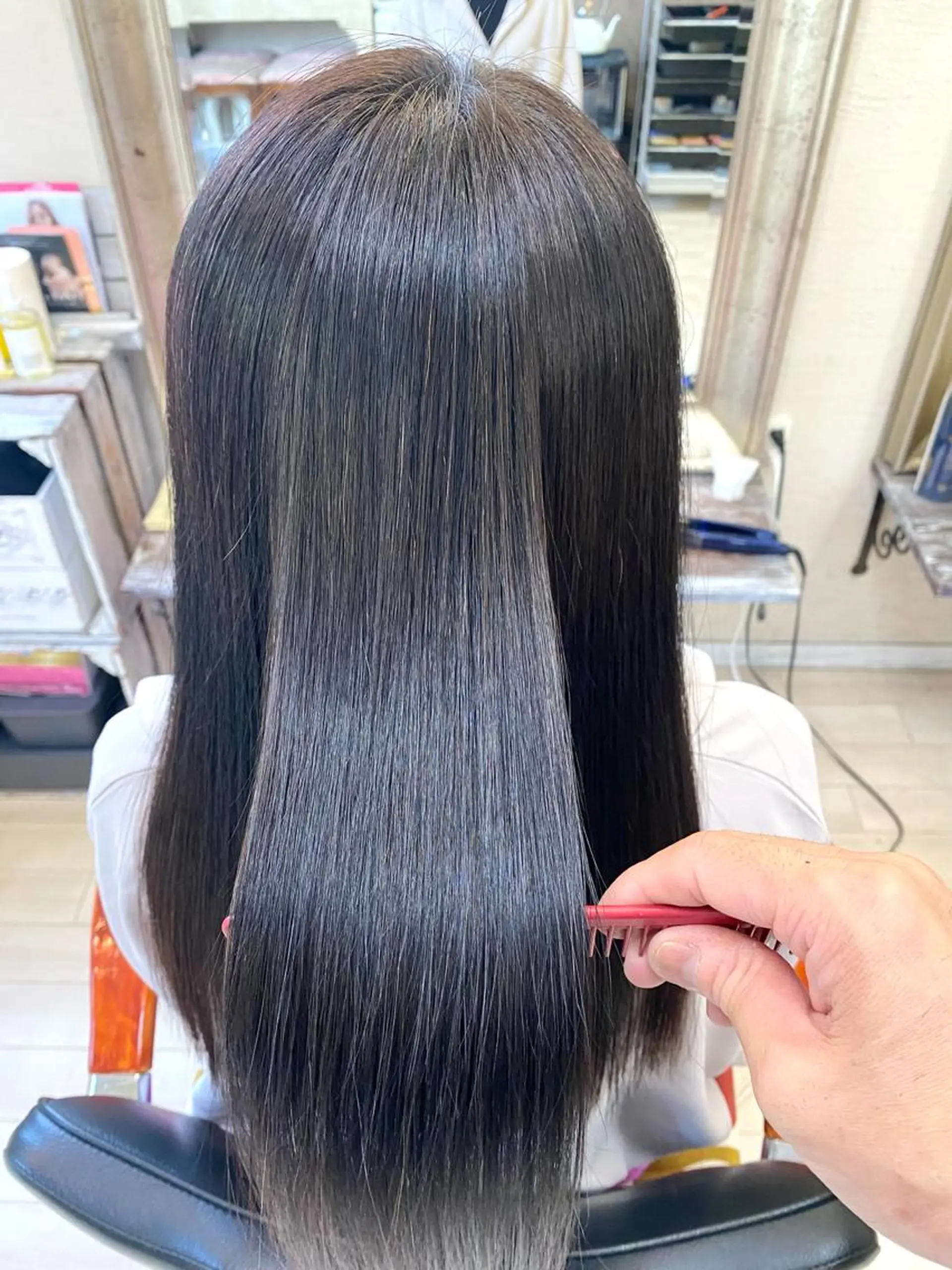 ロング 髪質改善 縮毛矯正 カット 縮毛矯正 トリートメント ✨髪質改善・縮毛矯正 専門美容室マーベルのヘアスタイル