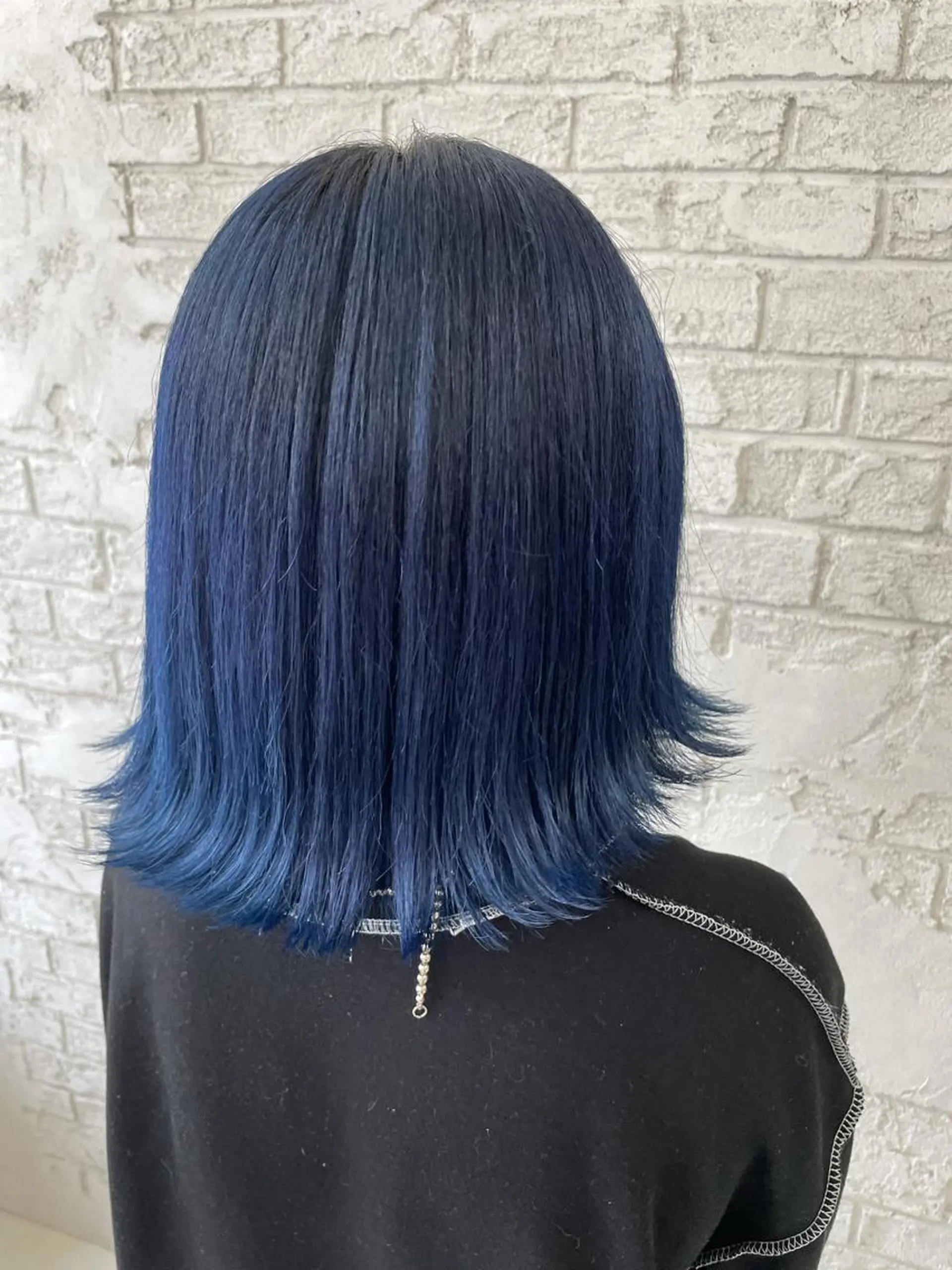 ミディアム カラー ブリーチ ブルーカラー ブルーラベンダー ケアブリーチ ダブルカラー ブリーチ特化 ハイトーンRYOYAのヘアスタイル