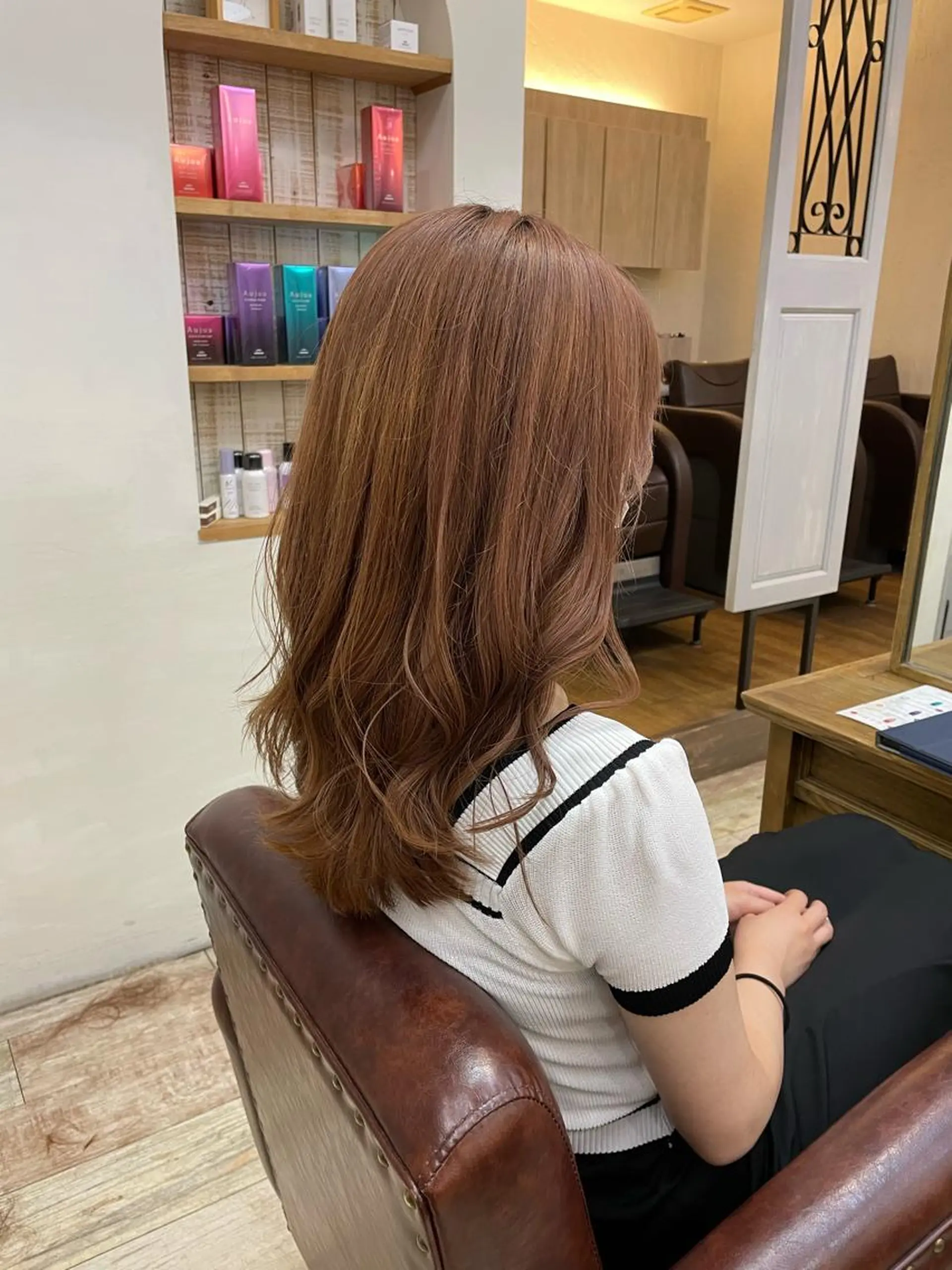 セミロング 大人ガーリー🕊 Lewinはるのヘアスタイル